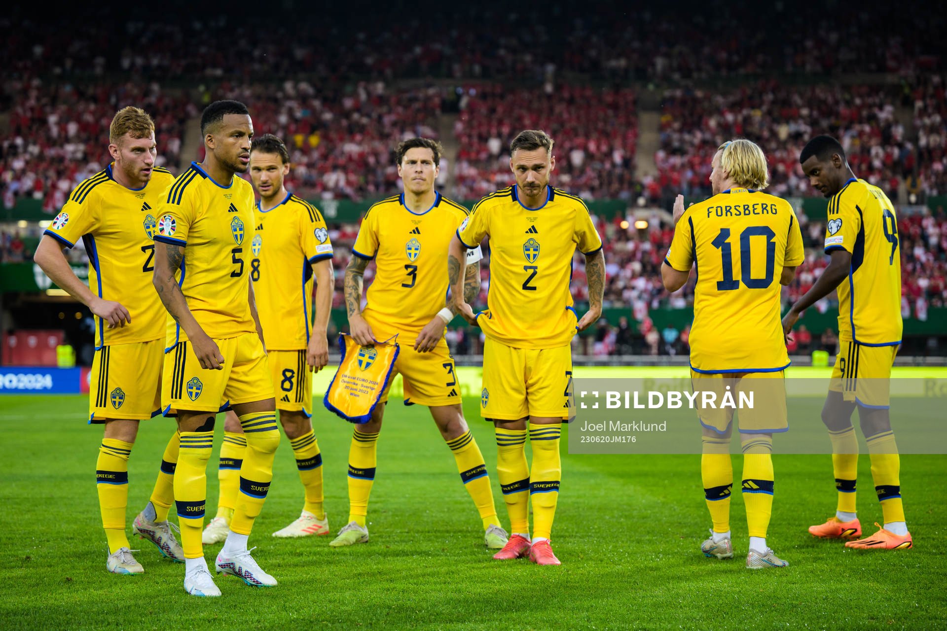 Dejan Kulusevski, Martin Olsson, Albin Ekdal, Victor