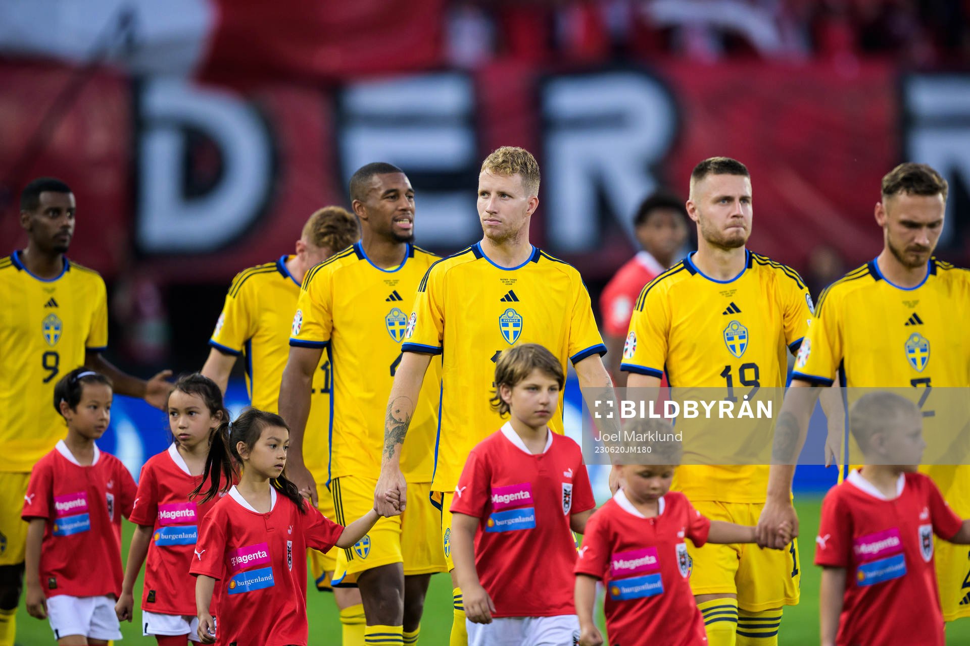 Isak Hien, Samuel Gustafson, Mattias Svanberg and Linus