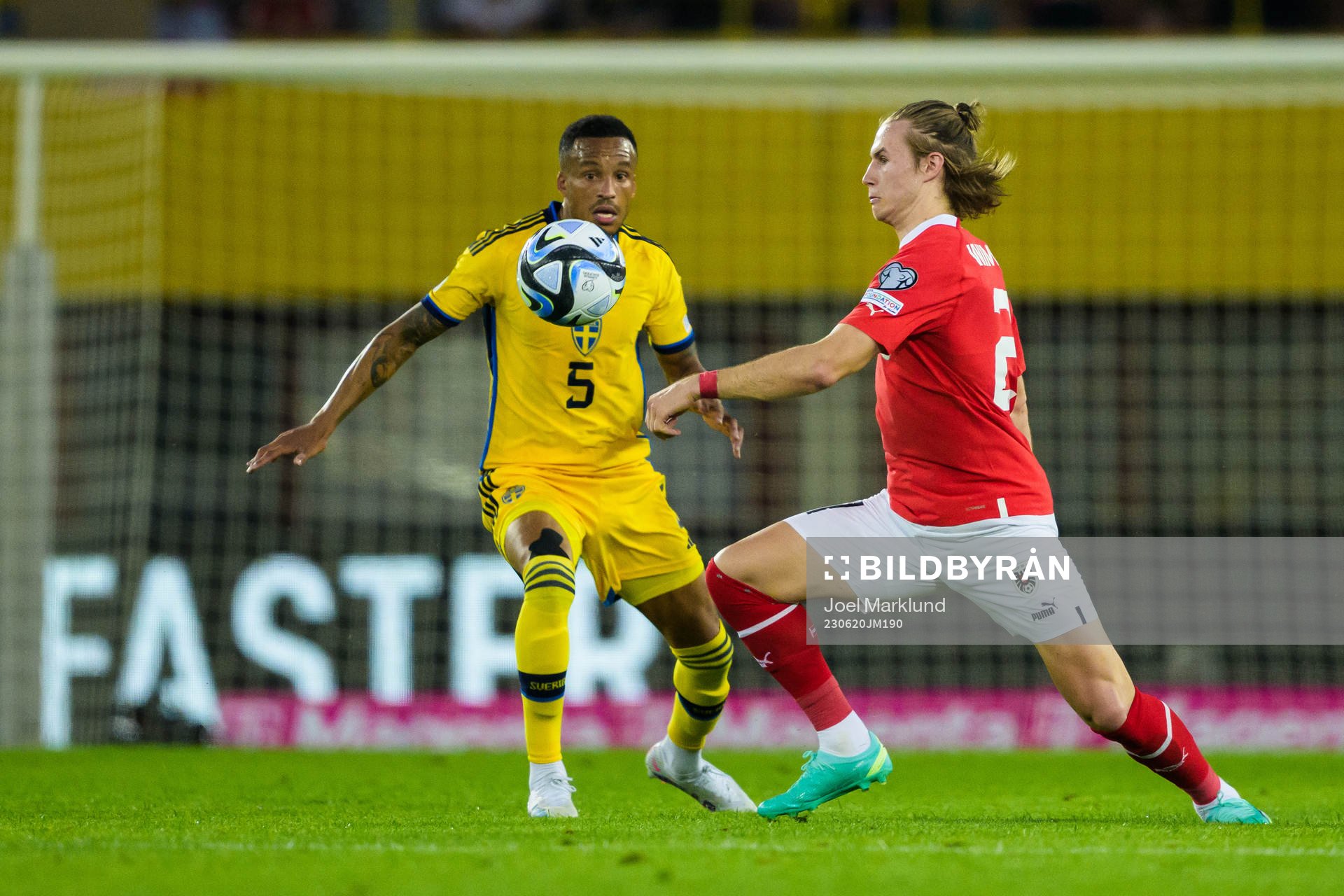 Martin Olsson of Sweden and Patrick Wimmer of Austria