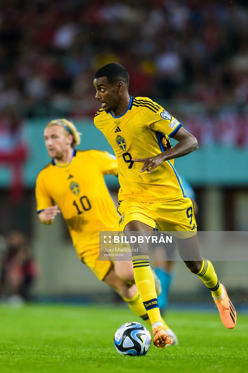 Alexander Isak of Sweden