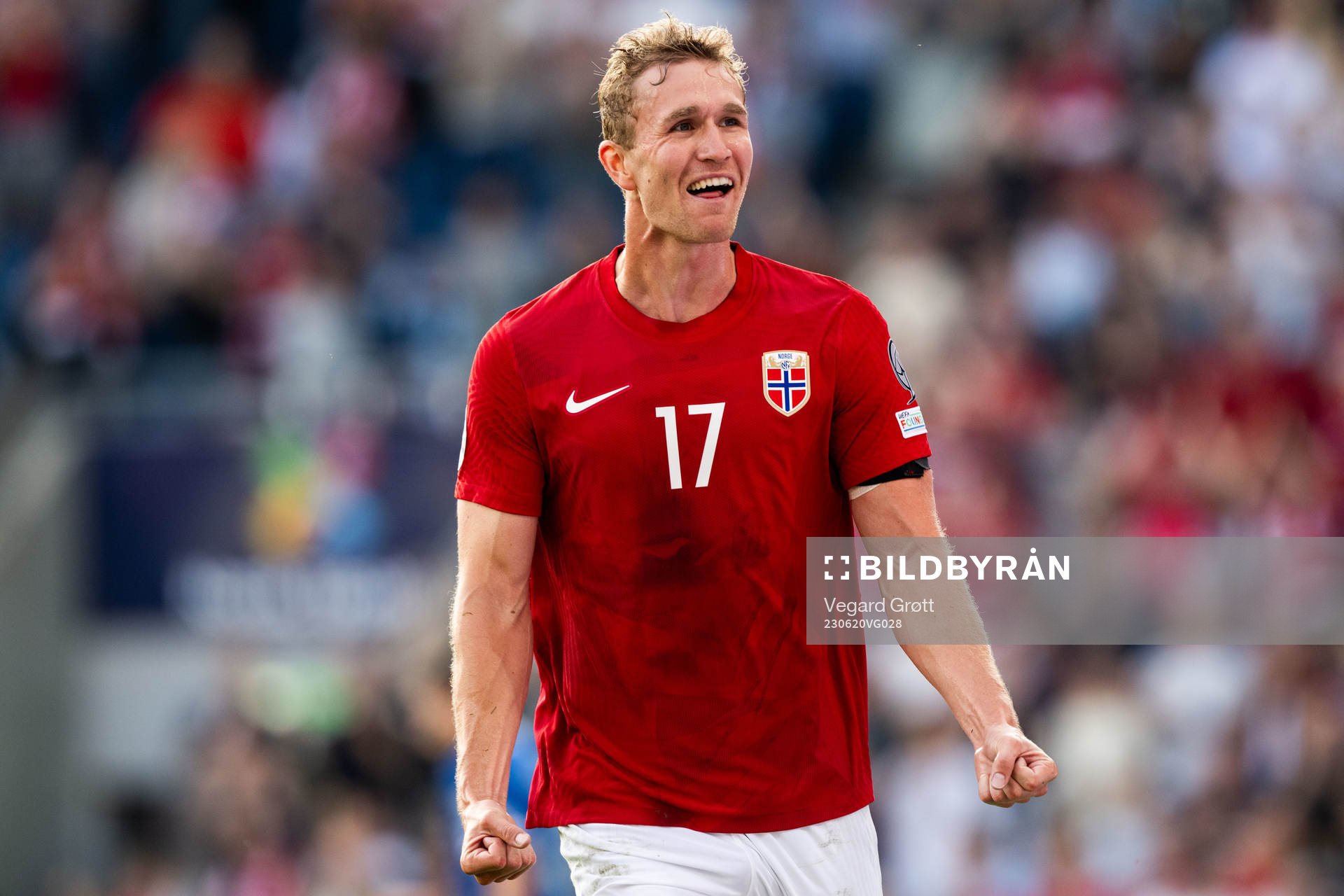 Ola Solbakken of Norway celebrates