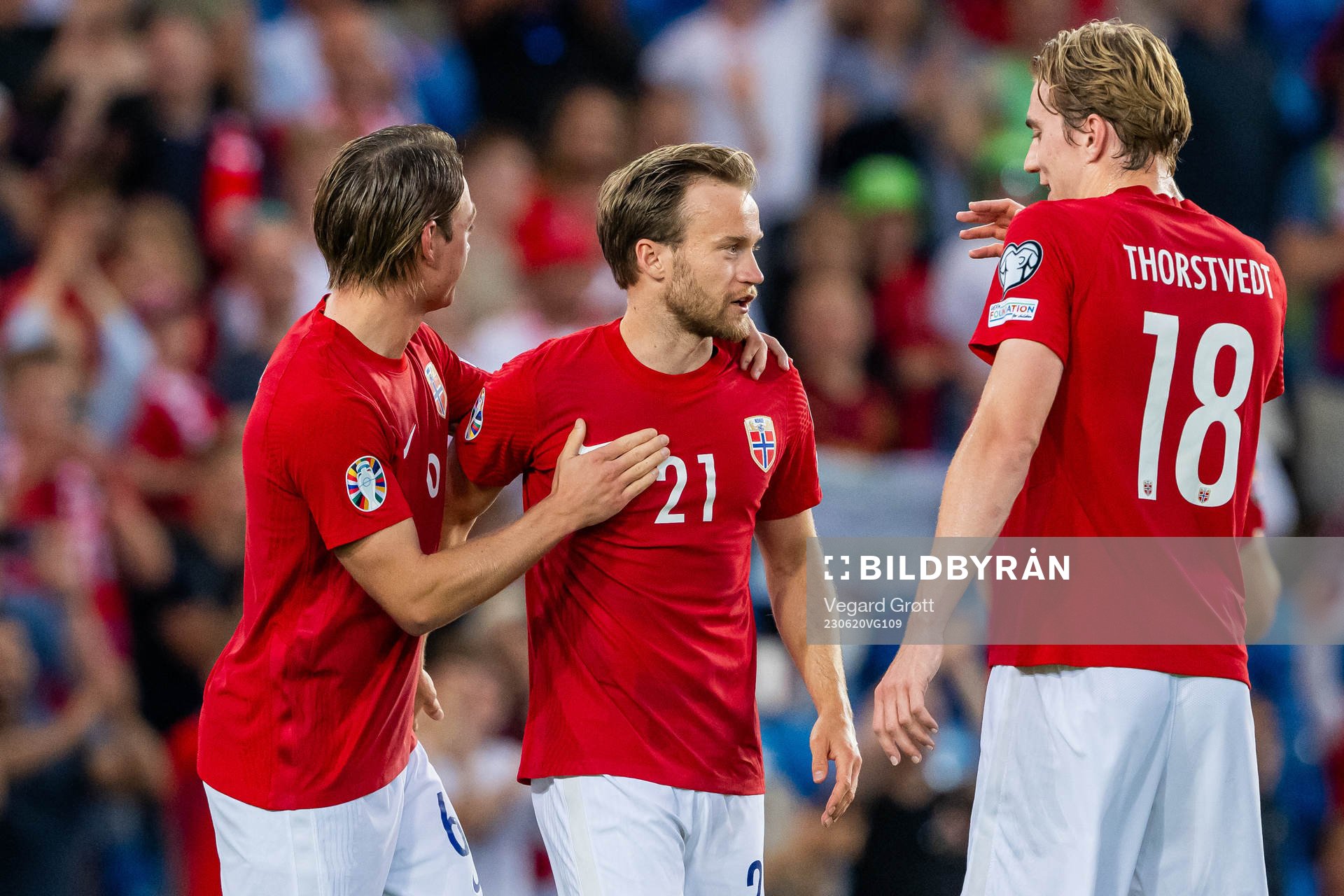 Patrick Berg, Bård Finne and Kristian Thorstvedt of Norway
