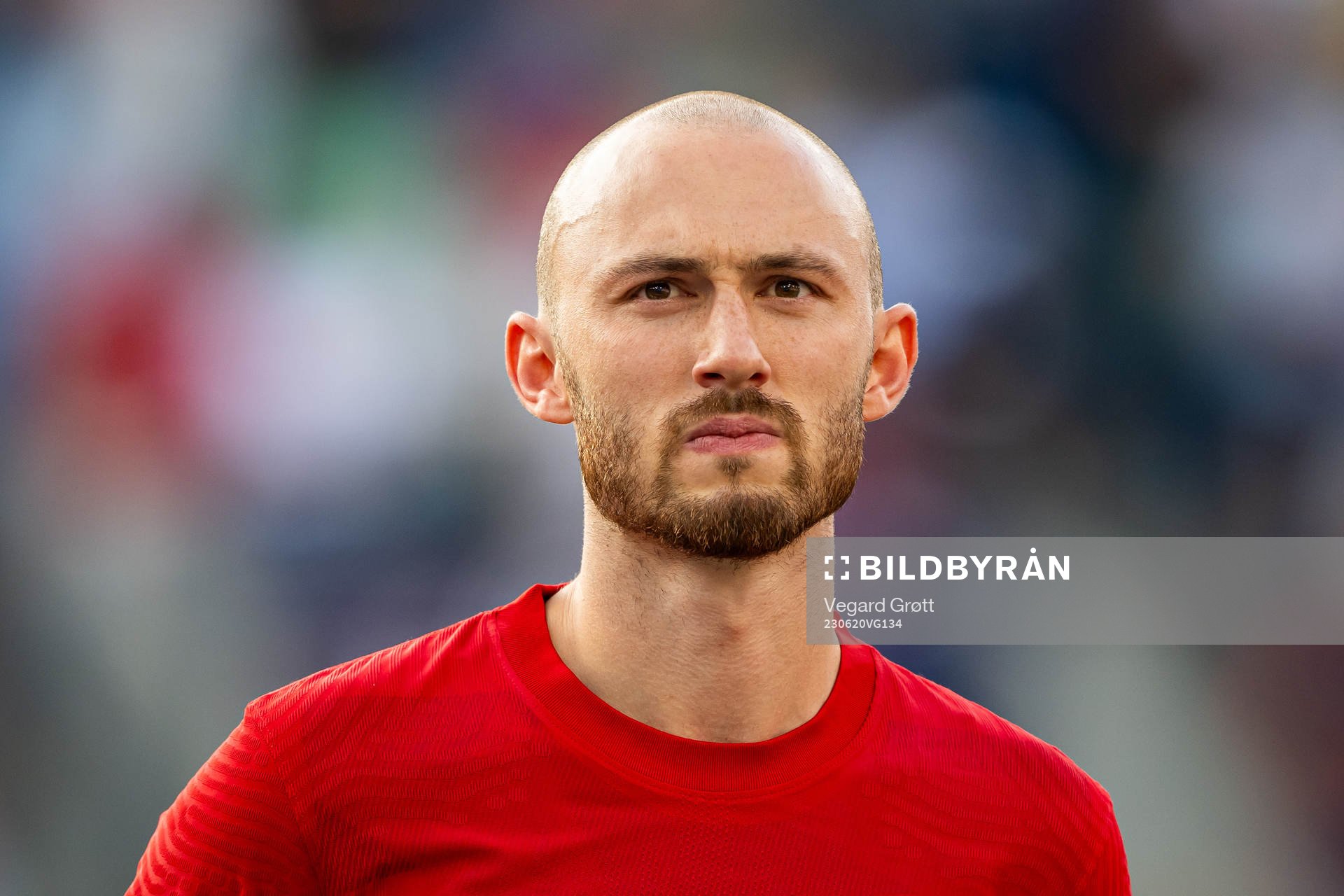 Fredrik Aursnes of Norway line up