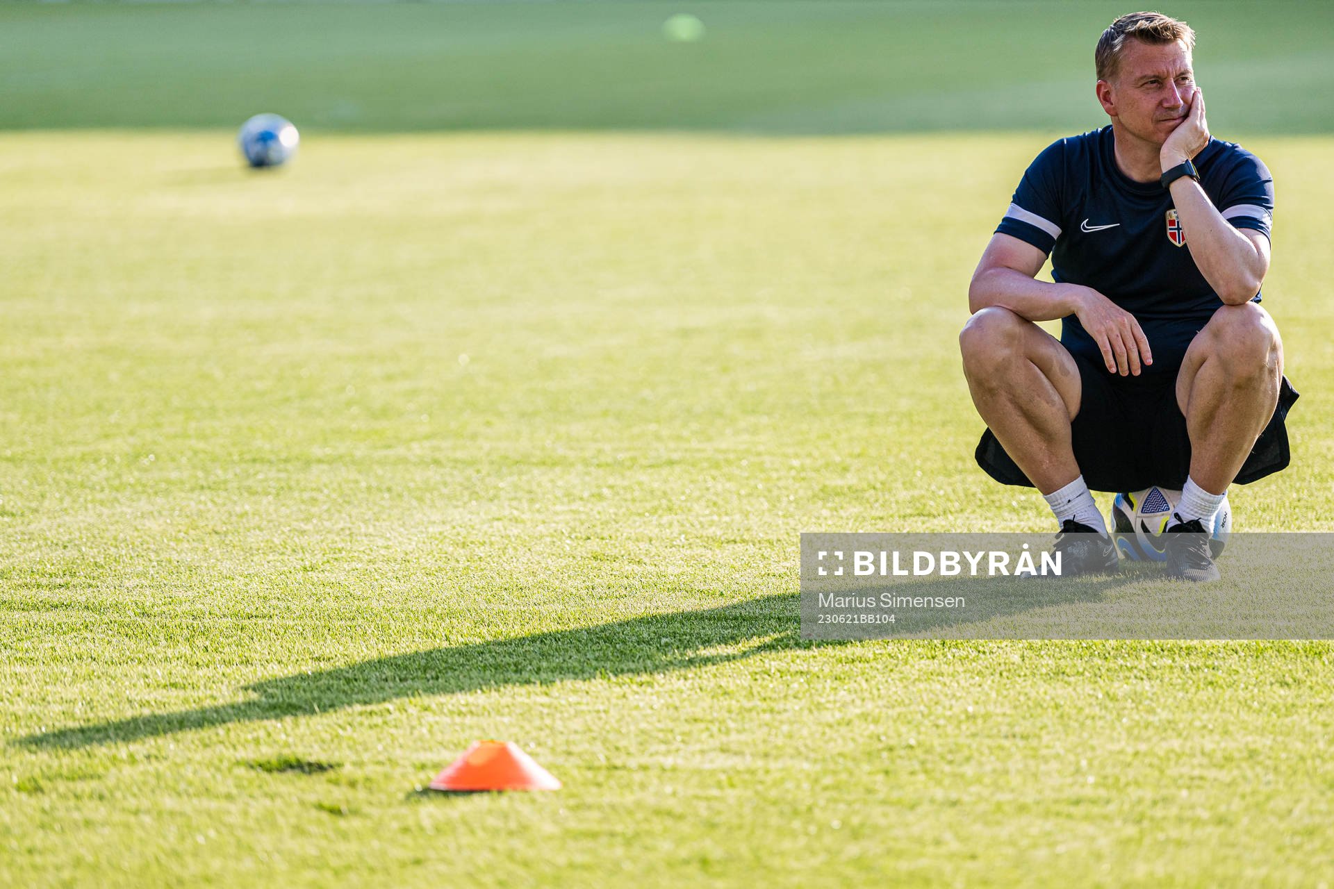 Leif Gunnar Smerud, head coach of the Norwegian under-21