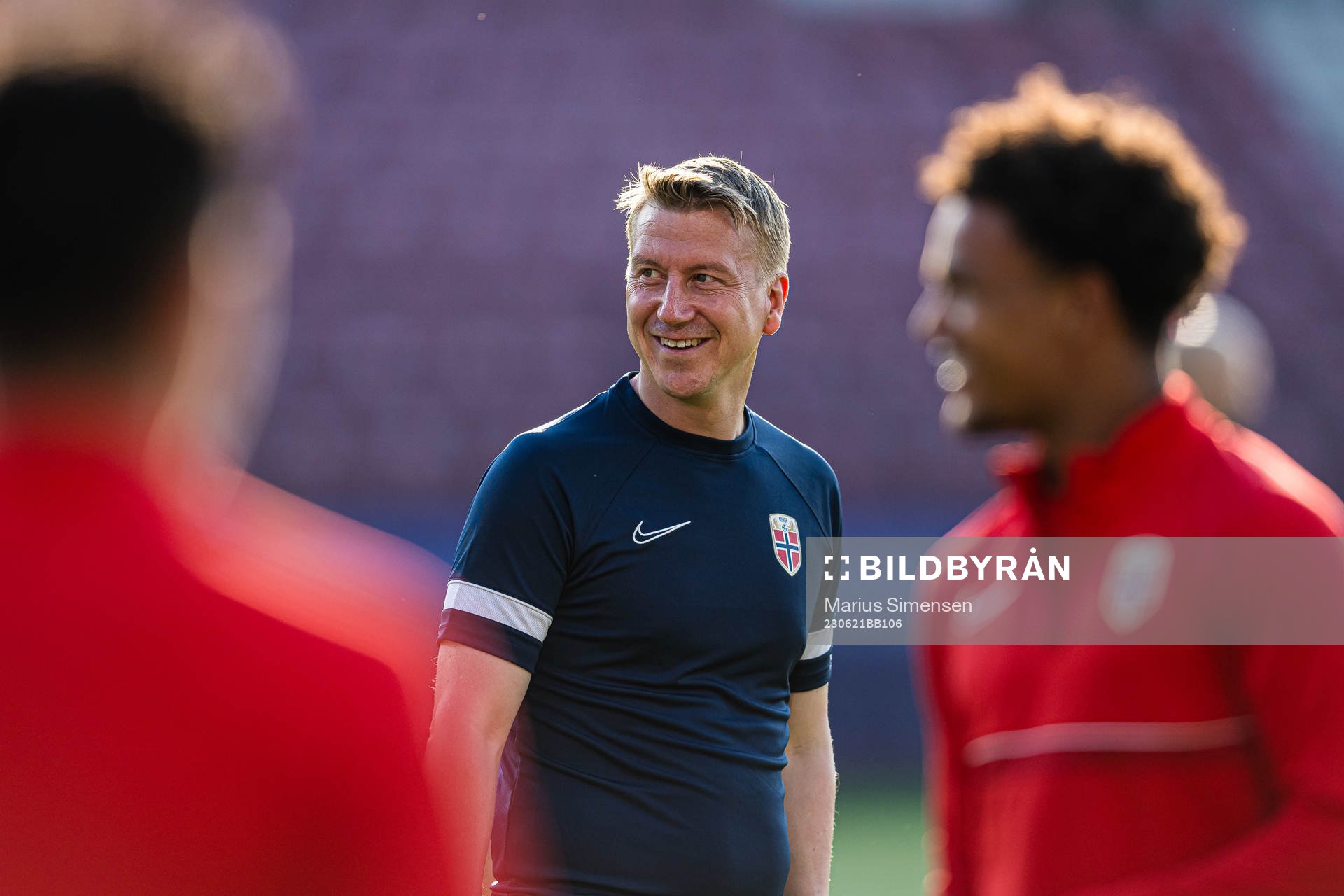 Leif Gunnar Smerud, head coach of the Norwegian under-21