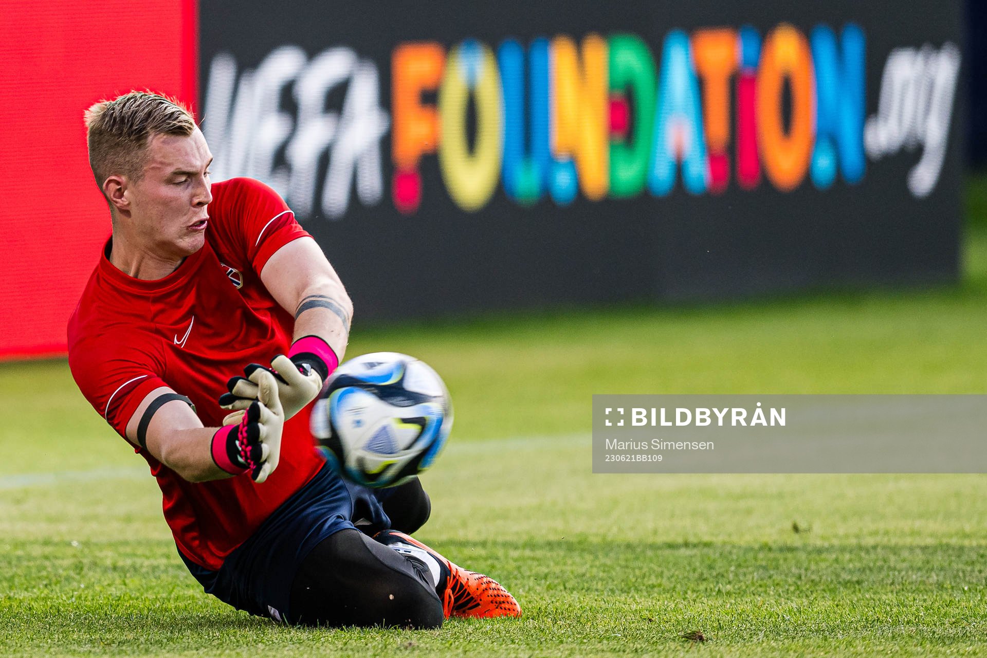 Kristoffer Klaesson of the Norwegian under-21 national
