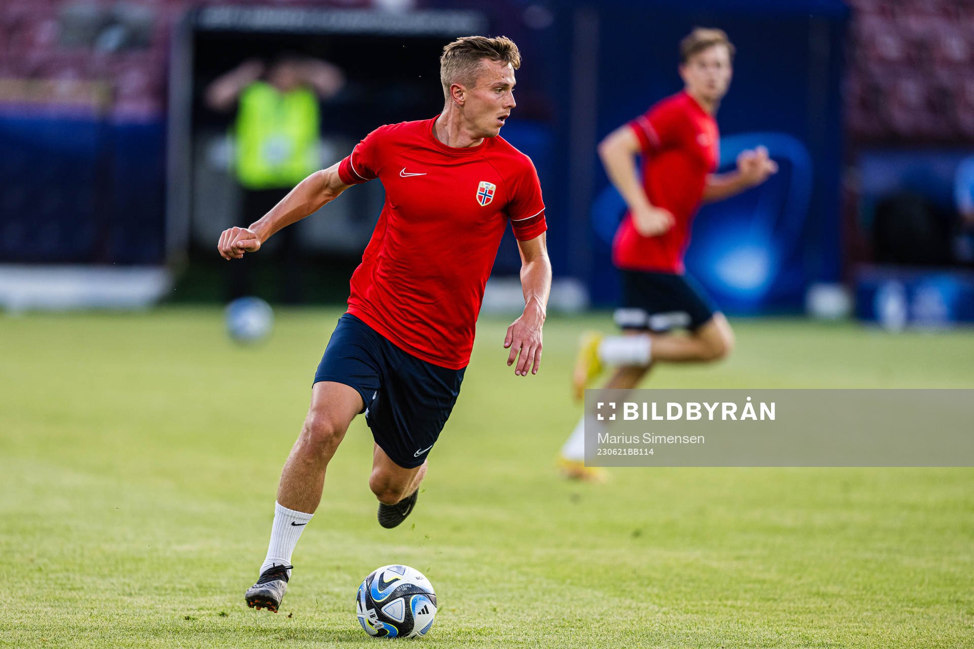 Johan Hove of the Norwegian under-21 national football team