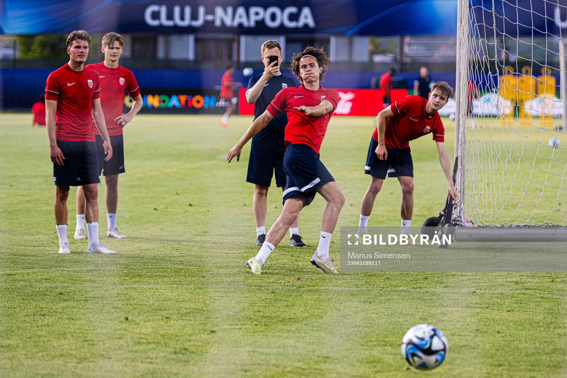 Markus Solbakken of the Norwegian under-21 national