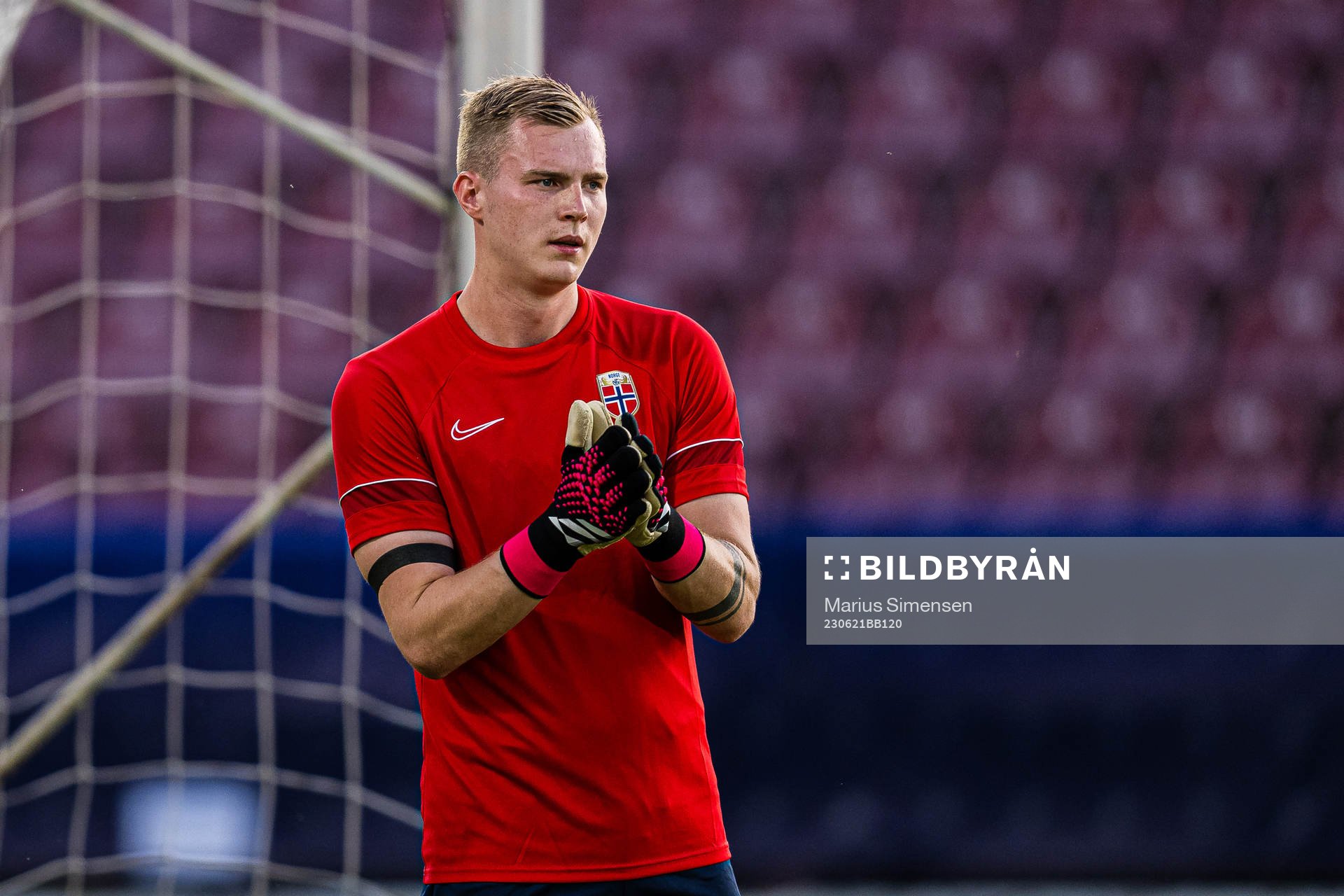 Kristoffer Klaesson of the Norwegian under-21 national