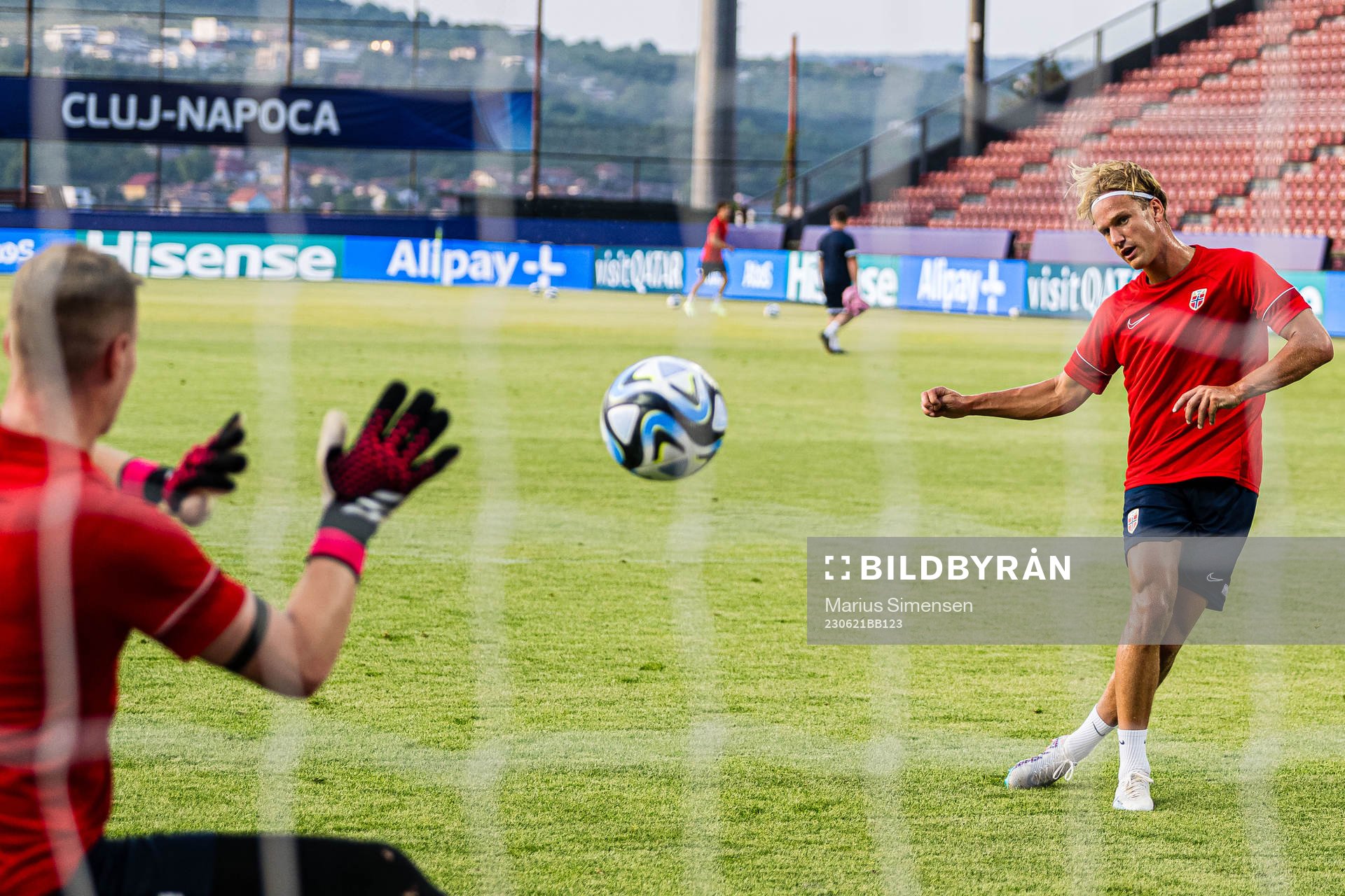 Erik Botheim of the Norwegian under-21 national football
