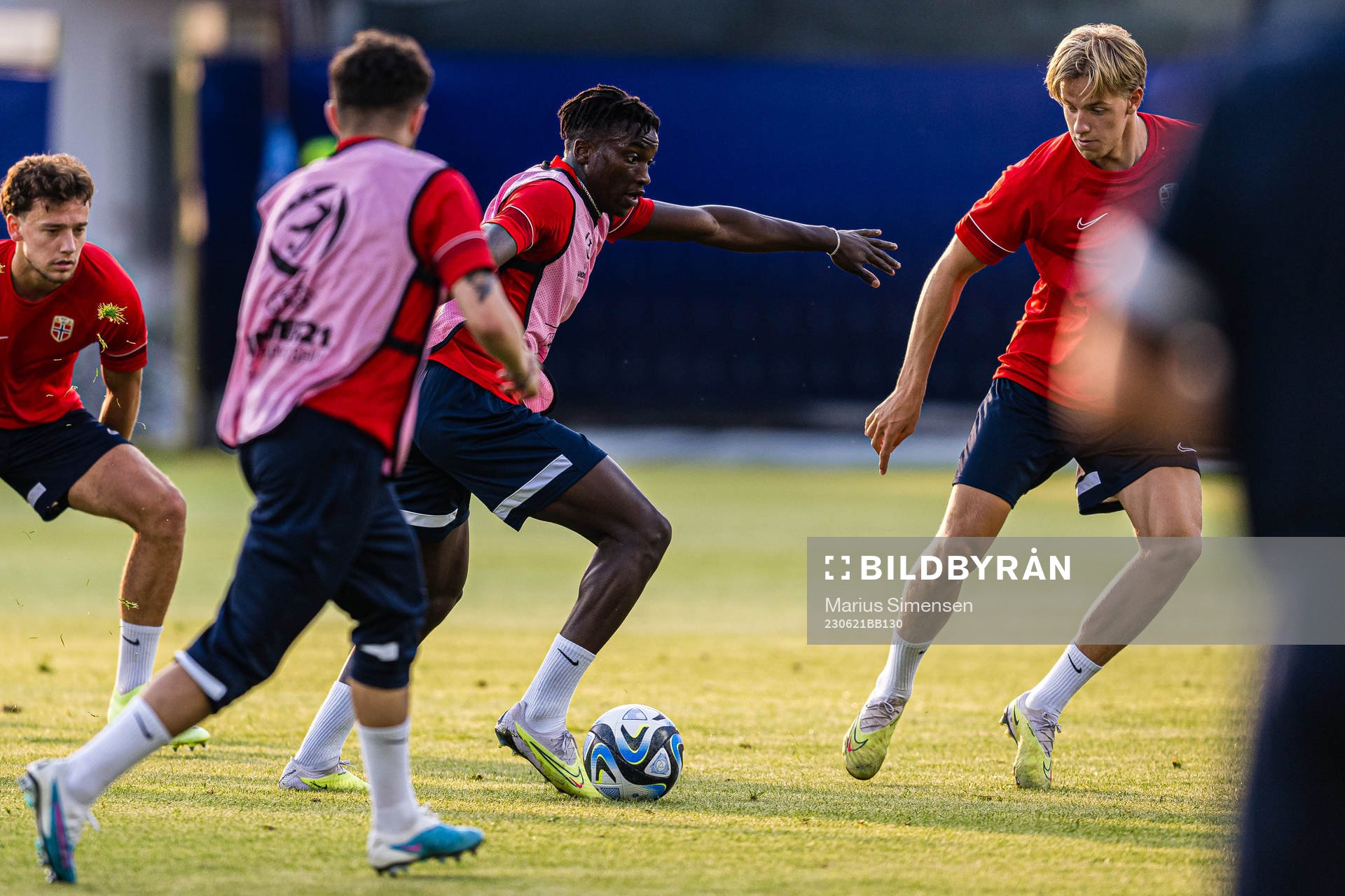 Seedyahmed Tijan Jatta of the Norwegian under-21 national