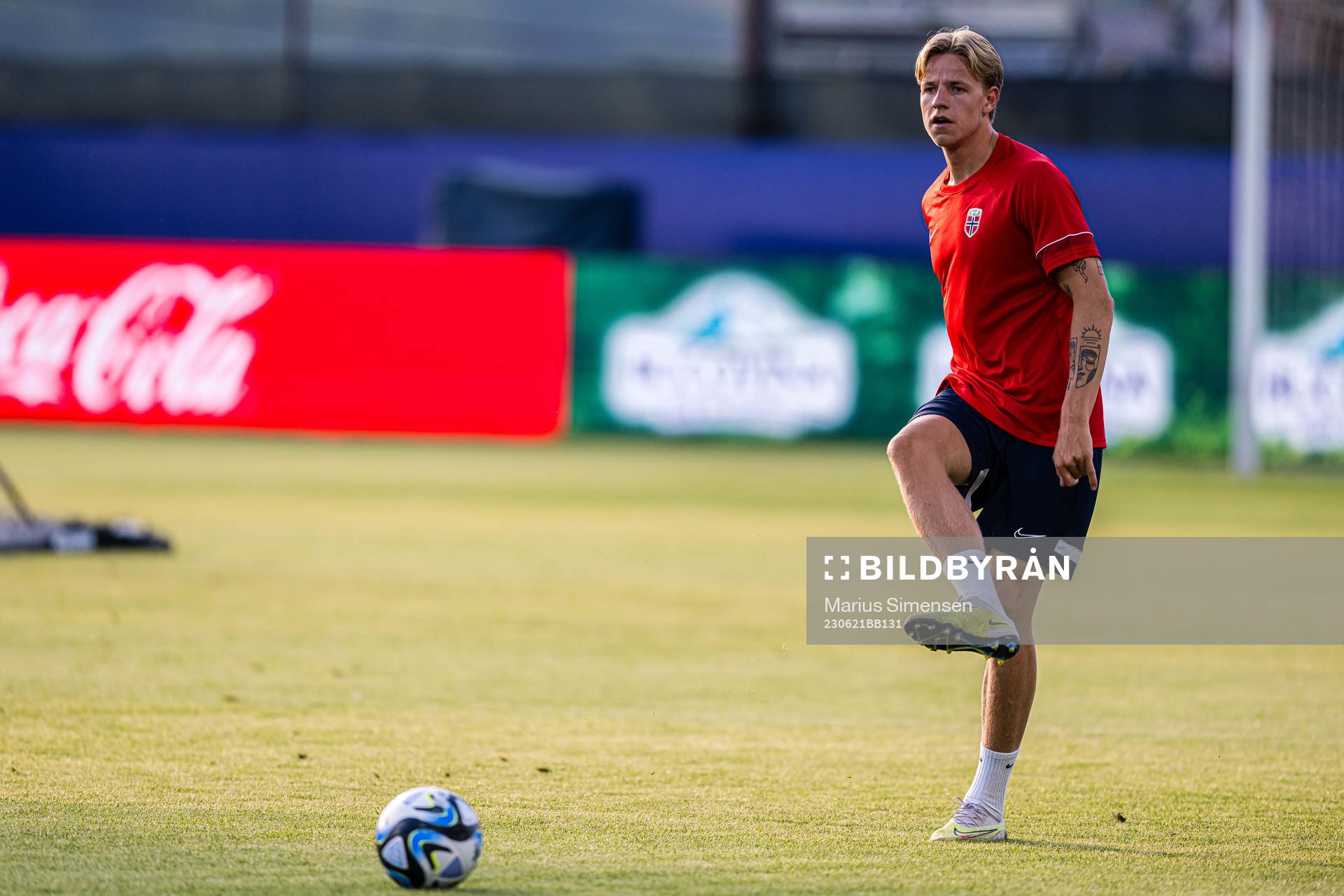 Jesper Norman Daland of the Norwegian under-21 national