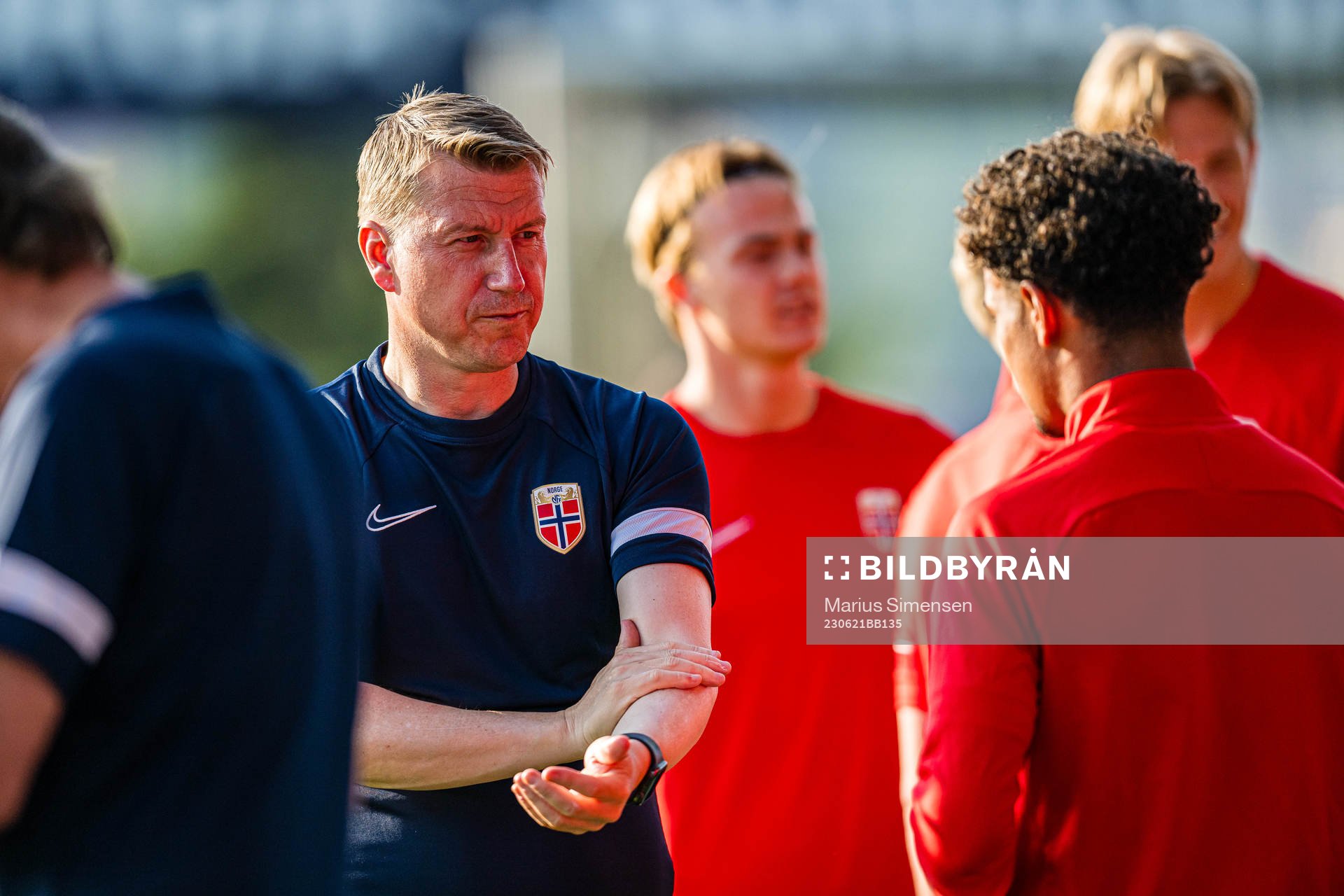 Leif Gunnar Smerud, head coach of the Norwegian under-21