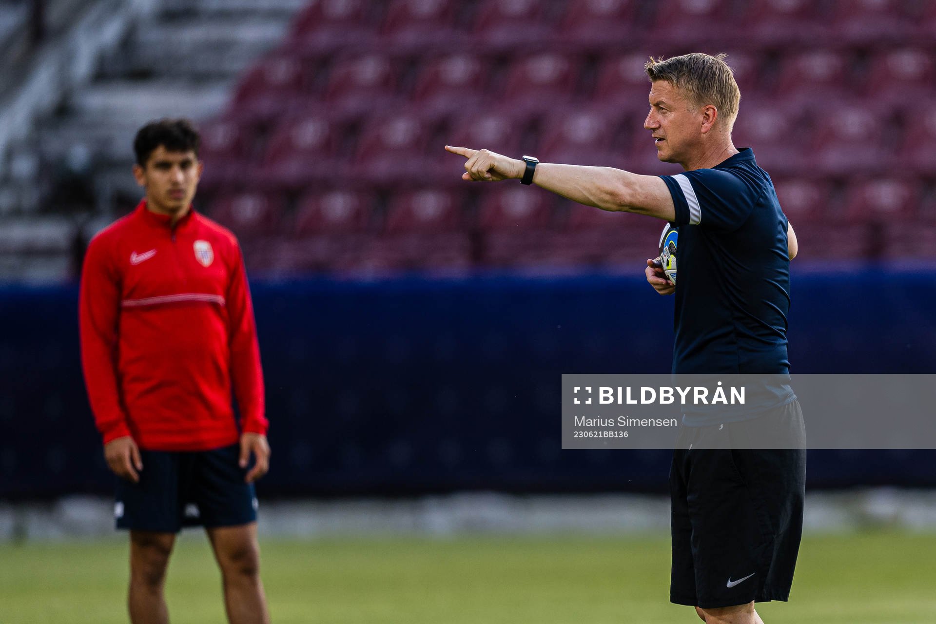 Leif Gunnar Smerud, head coach of the Norwegian under-21