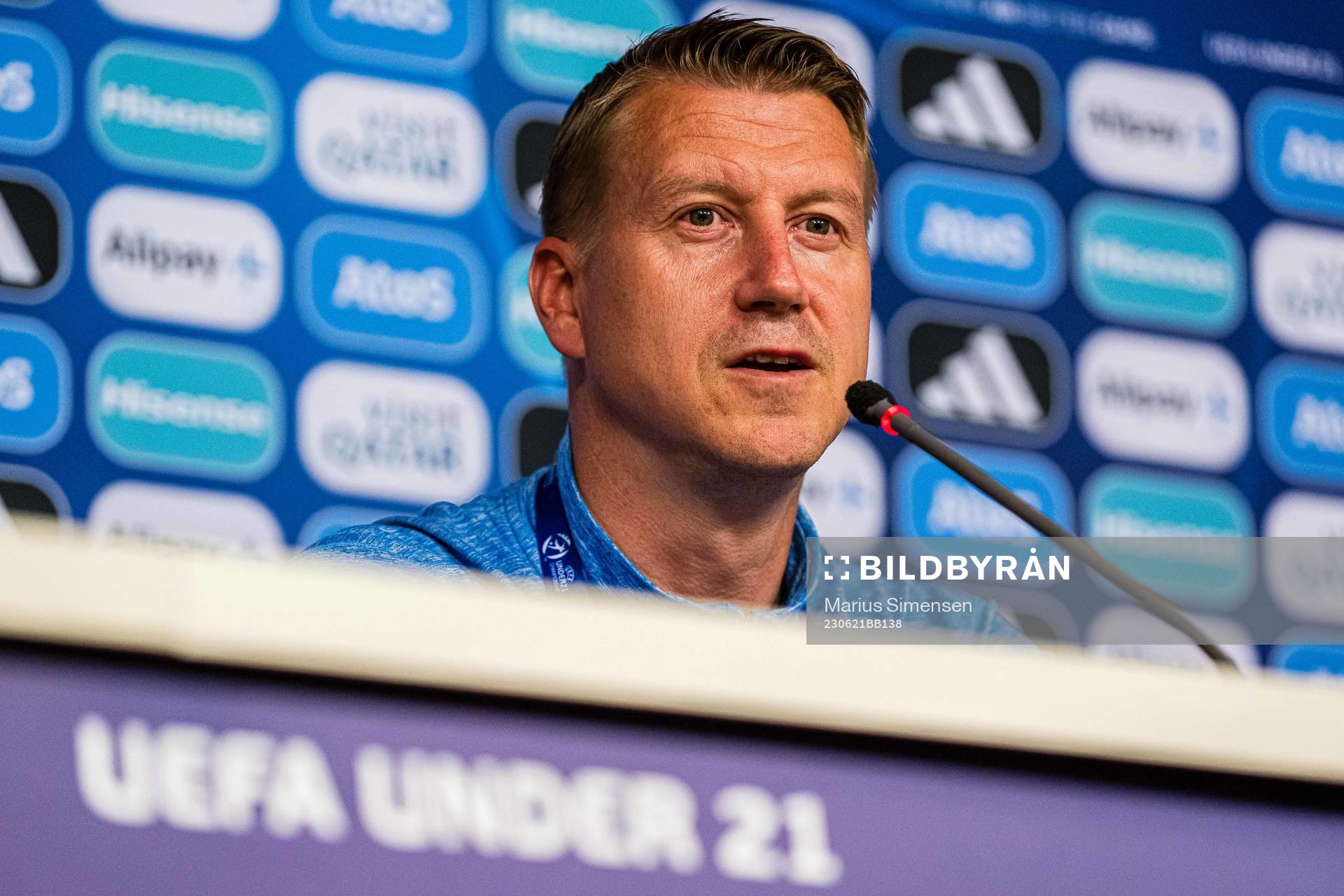 Leif Gunnar Smerud, head coach of the Norwegian under-21