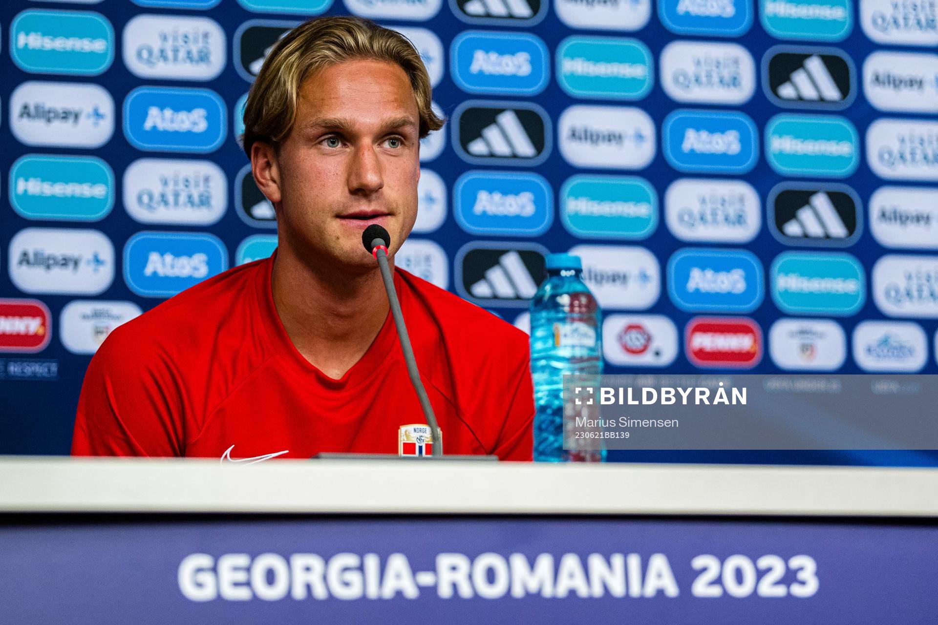 Erik Botheim of the Norwegian under-21 national football