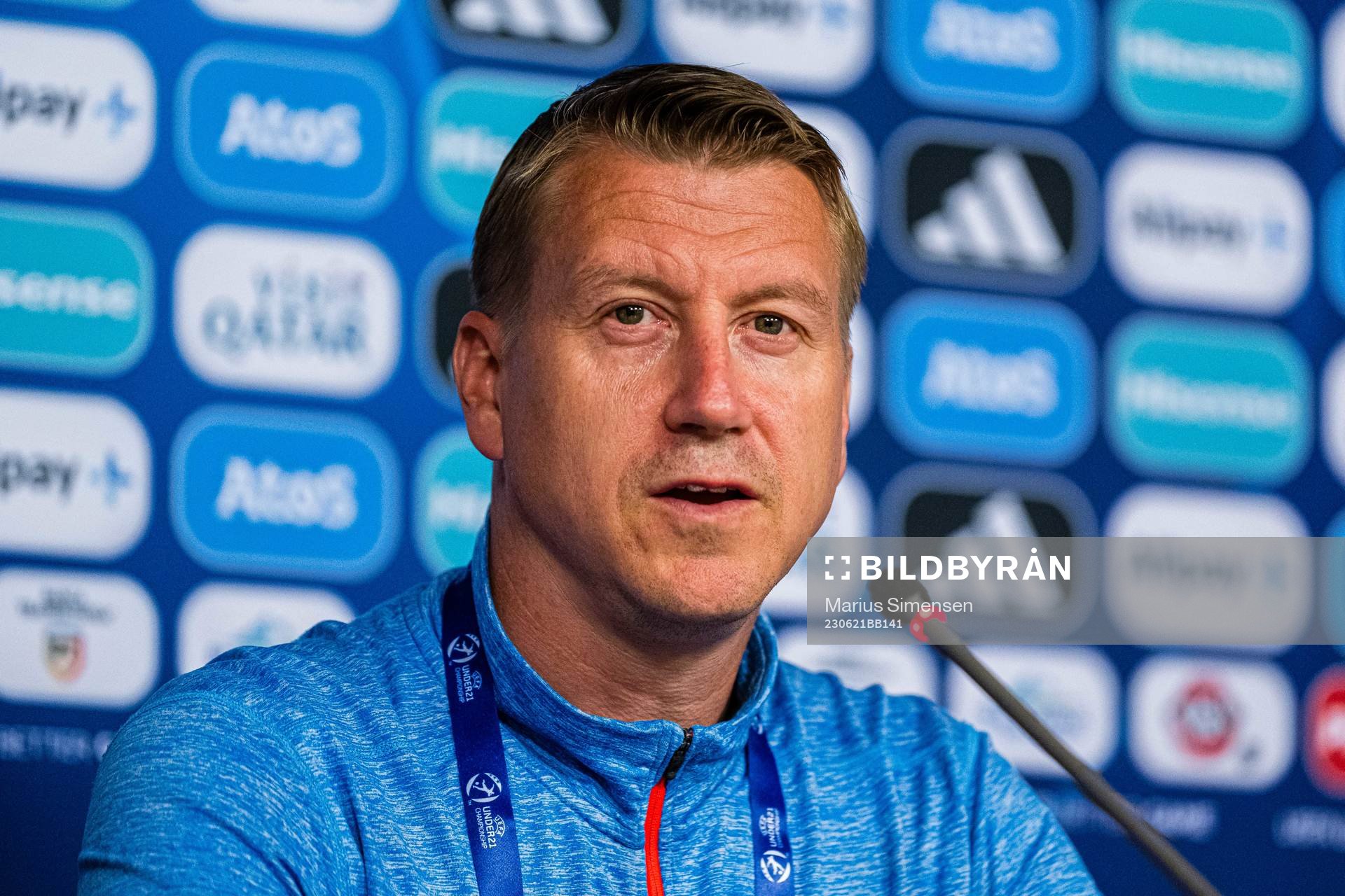 Leif Gunnar Smerud, head coach of the Norwegian under-21