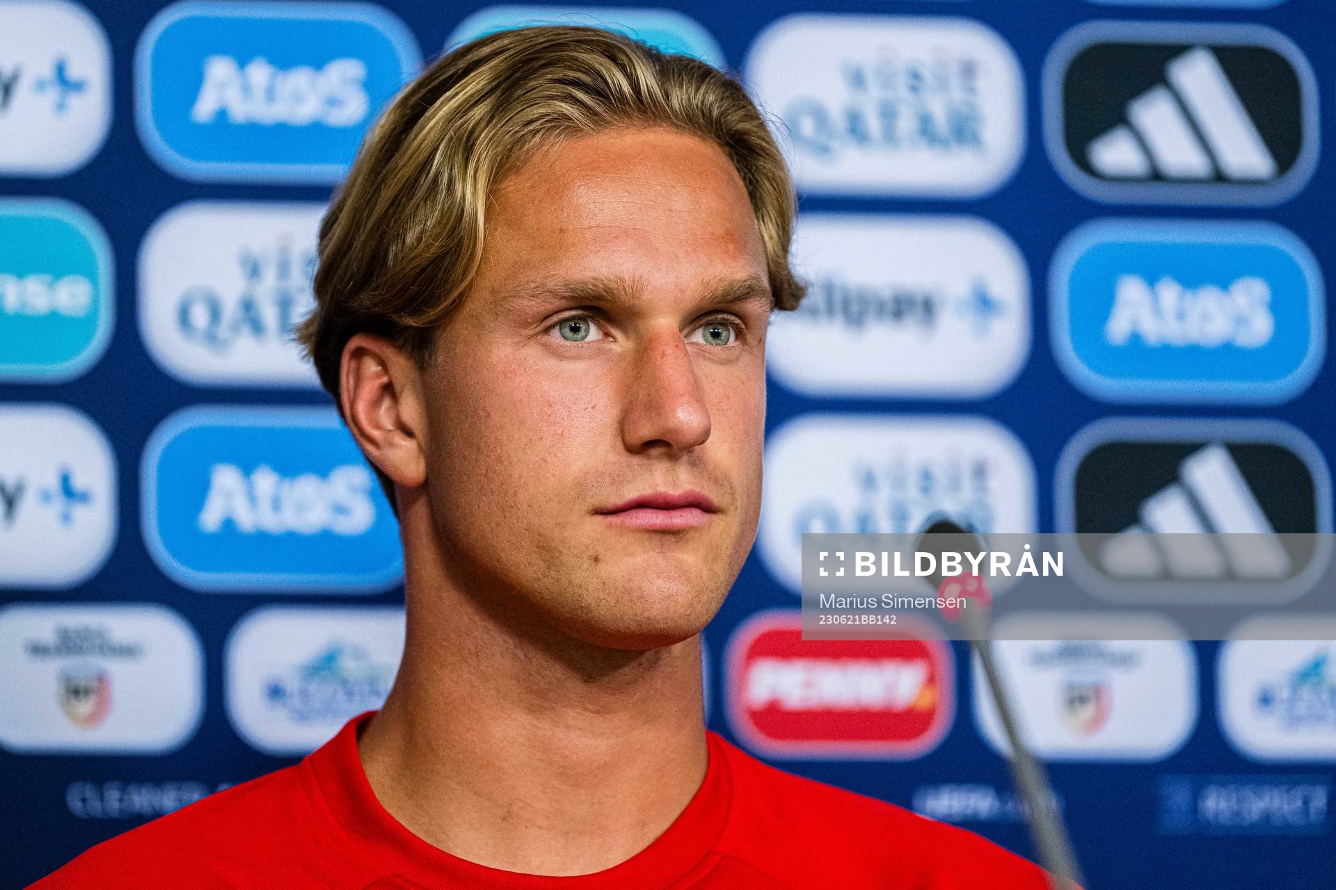 Erik Botheim of the Norwegian under-21 national football
