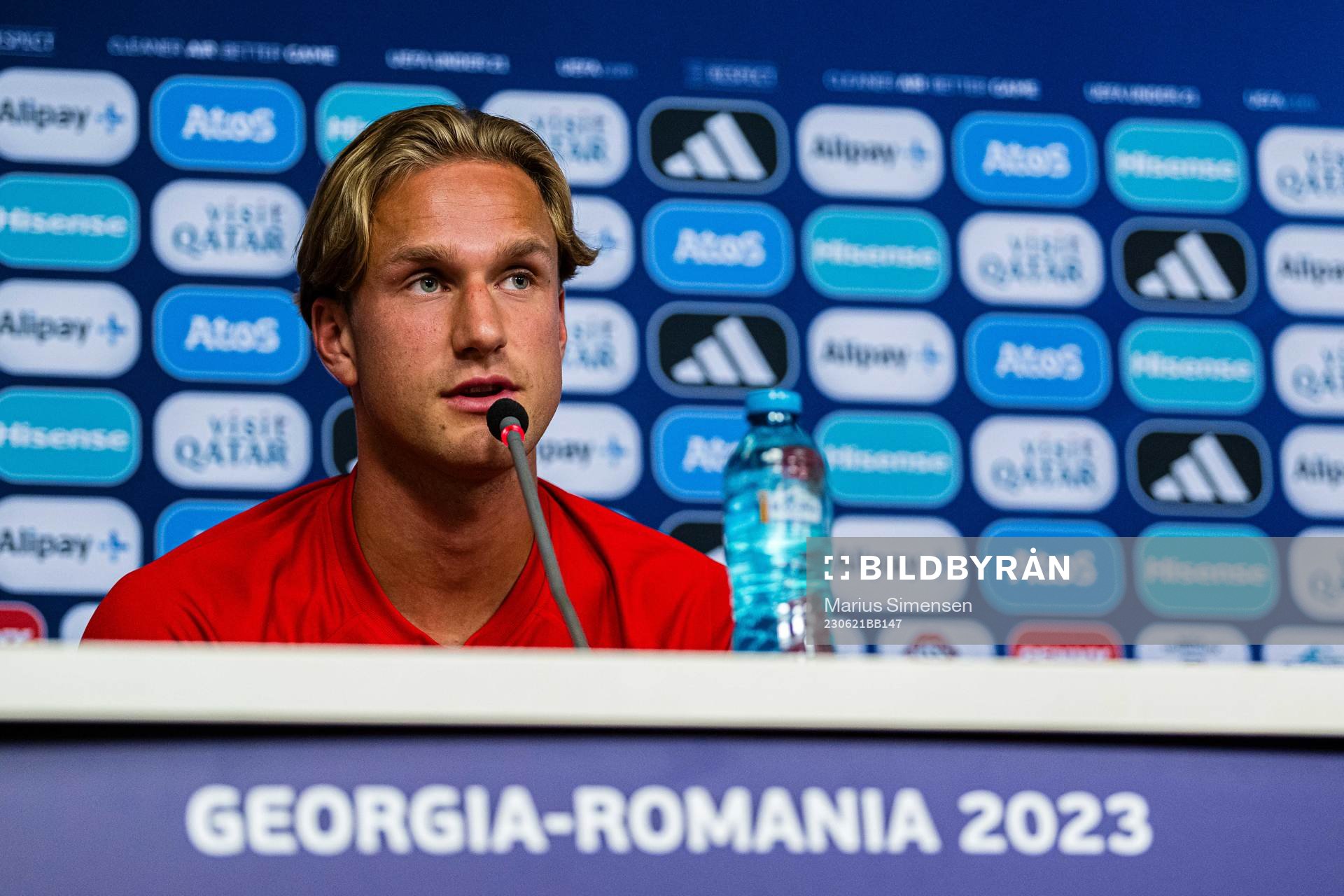 Erik Botheim of the Norwegian under-21 national football