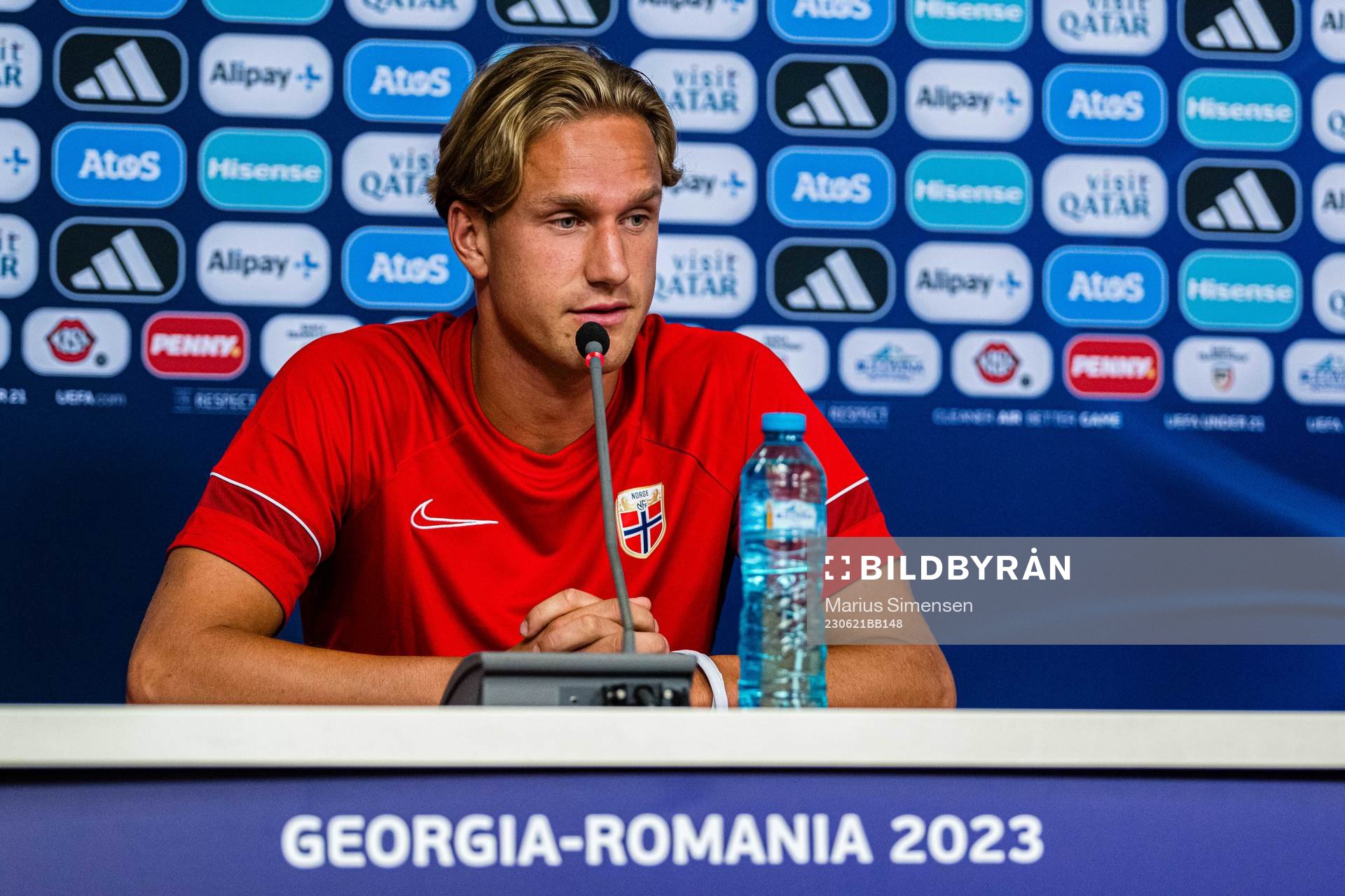 Erik Botheim of the Norwegian under-21 national football