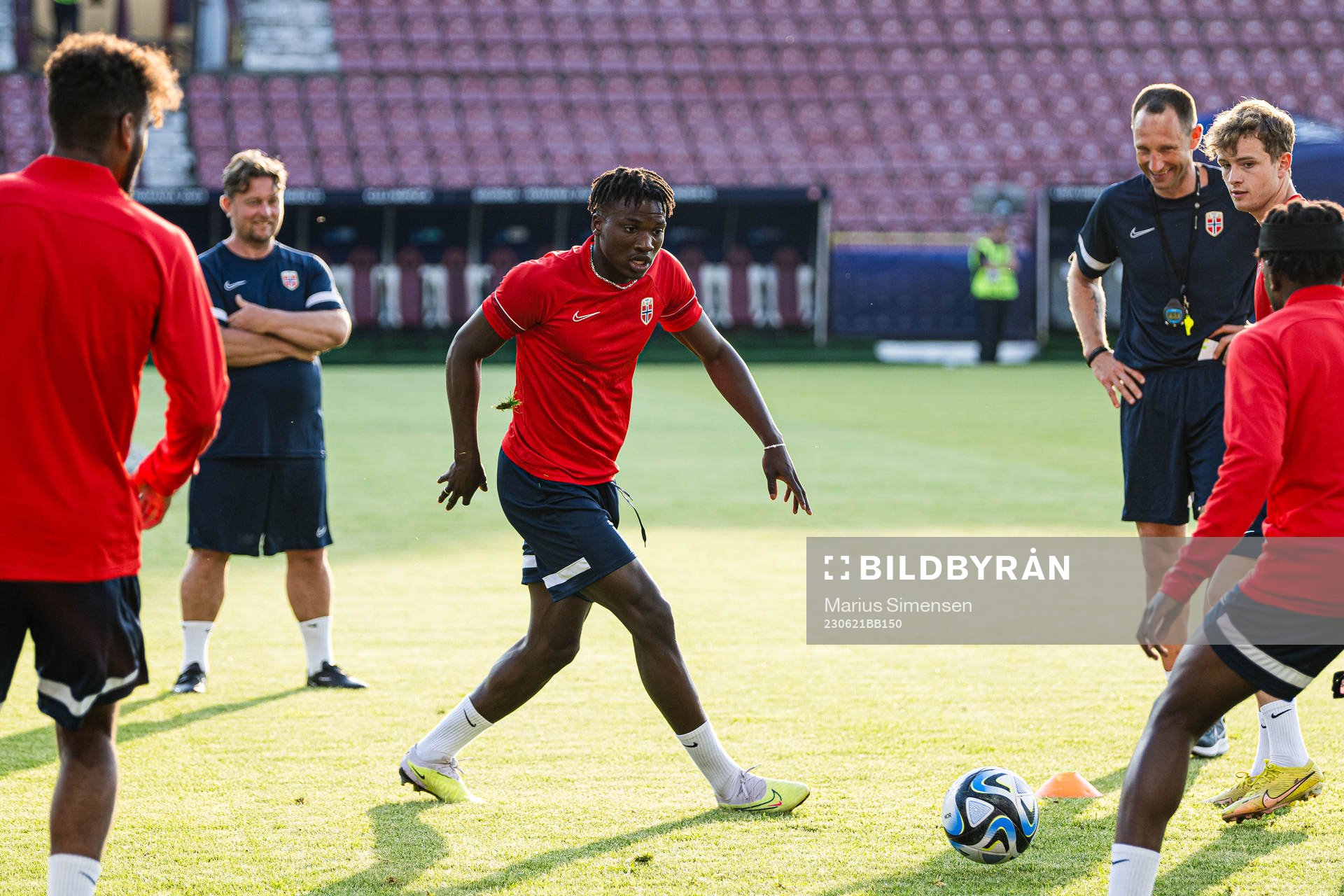 Seedyahmed Tijan Jatta of the Norwegian under-21 national