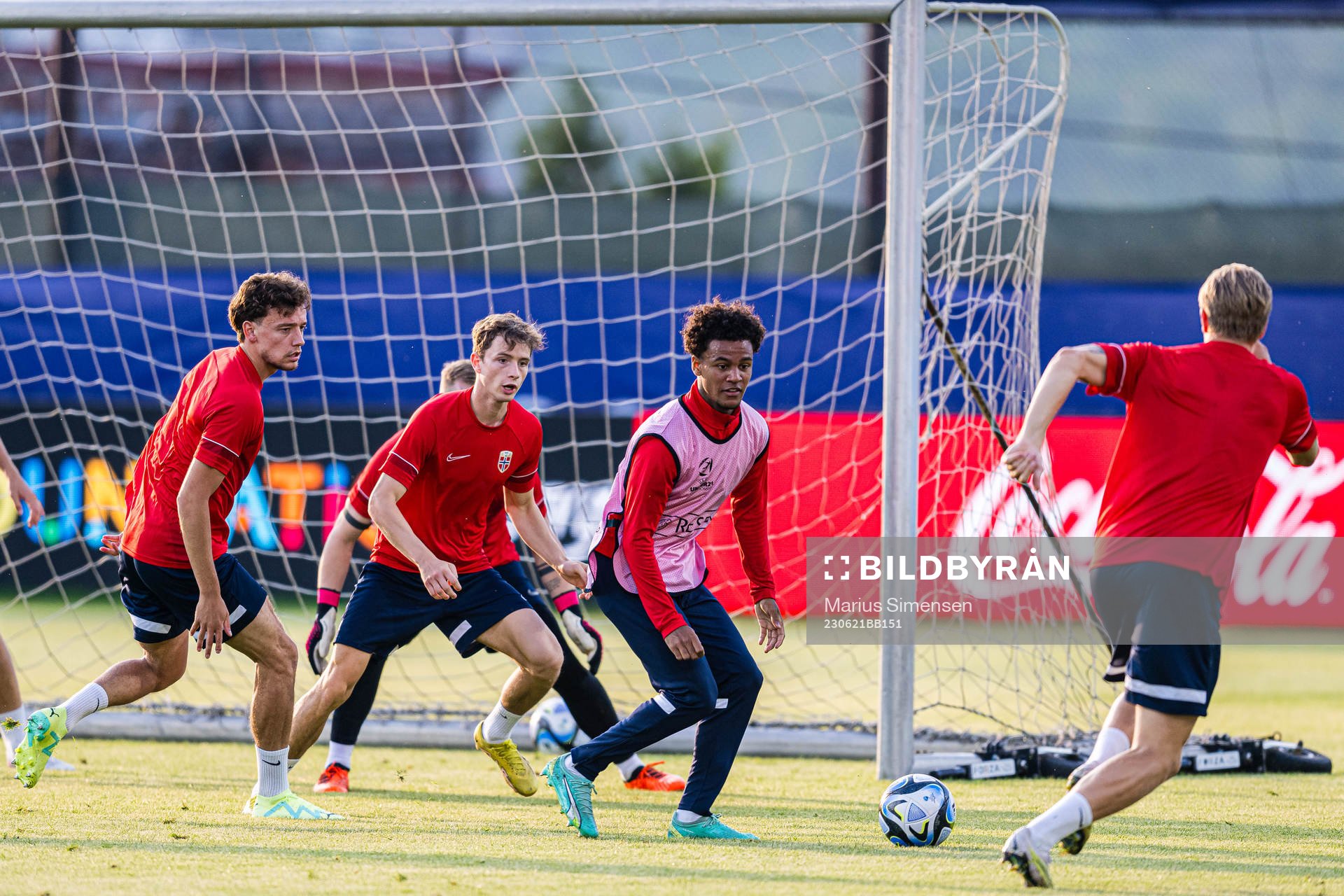 Oscar Bobb of the Norwegian under-21 national football team