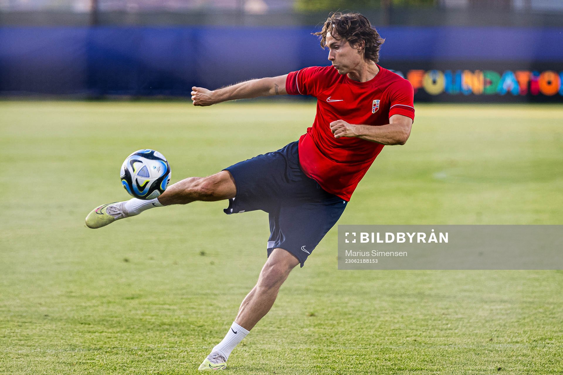 Markus Solbakken of the Norwegian under-21 national