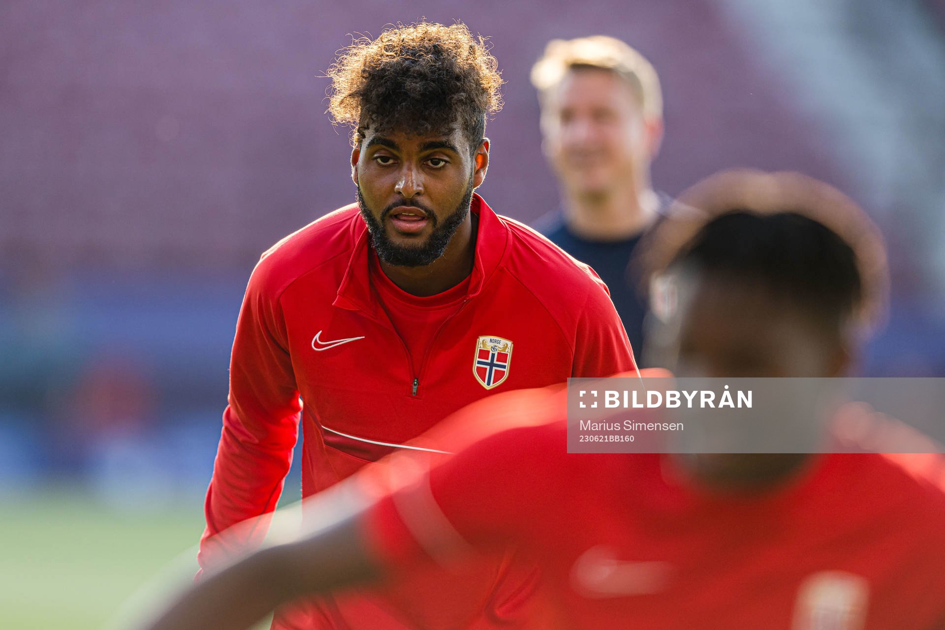 Emil Konradsen Ceide of the Norwegian under-21 national