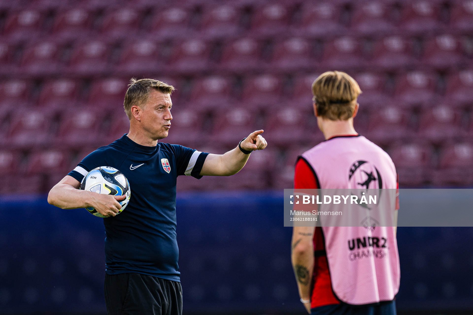 Leif Gunnar Smerud, head coach of the Norwegian under-21