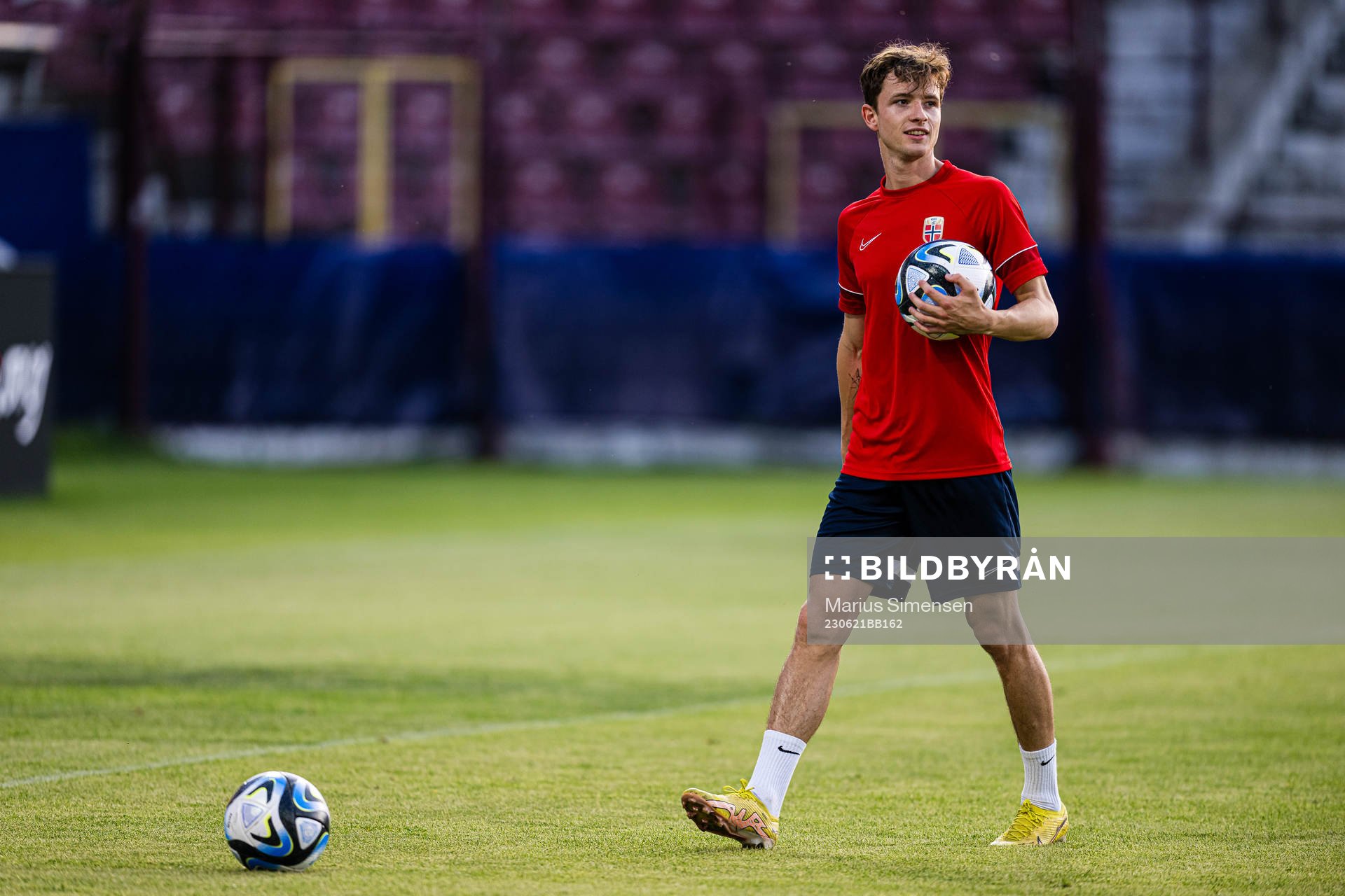 Håkon Evjen of the Norwegian under-21 national football