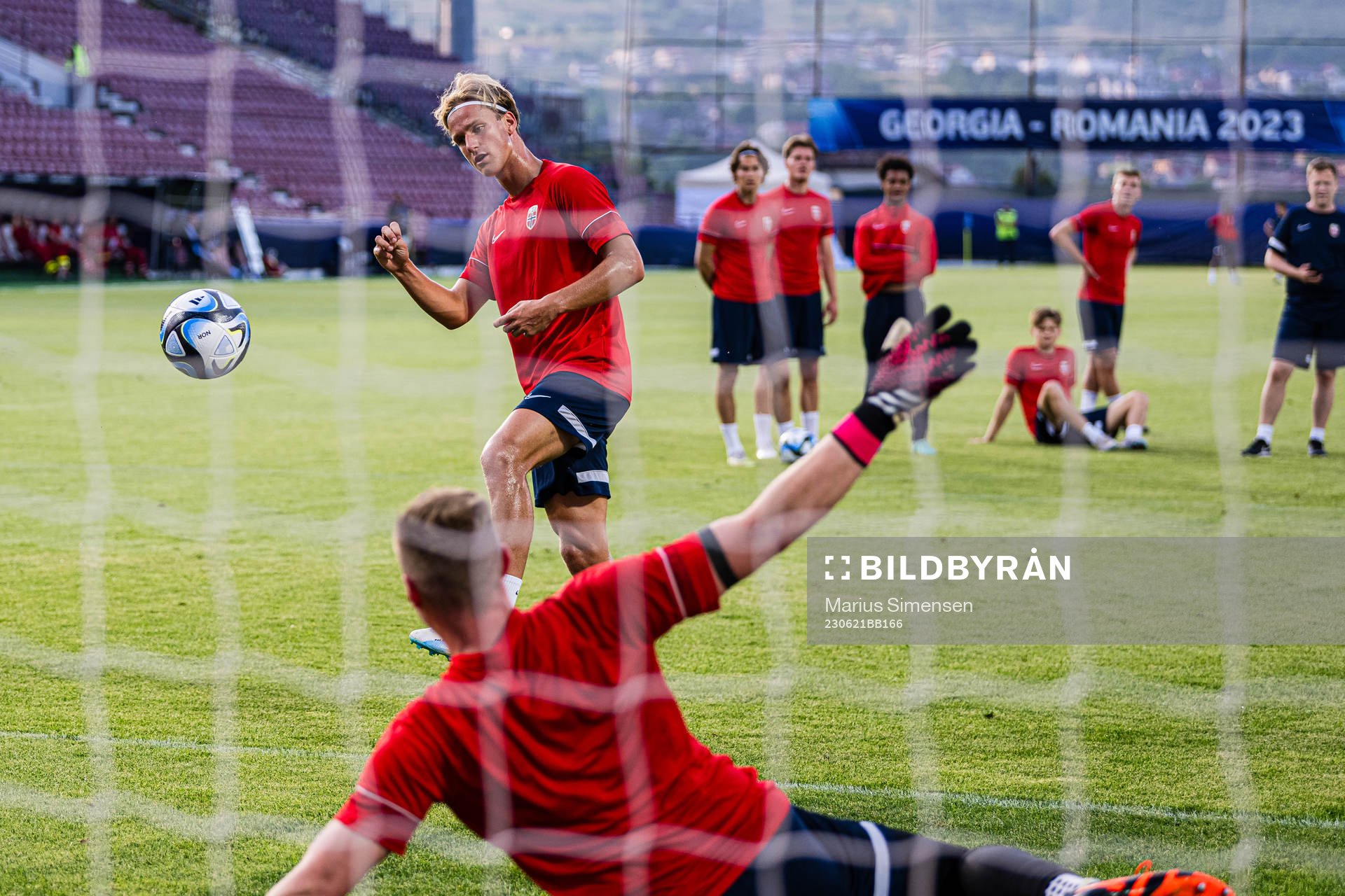 Erik Botheim of the Norwegian under-21 national football