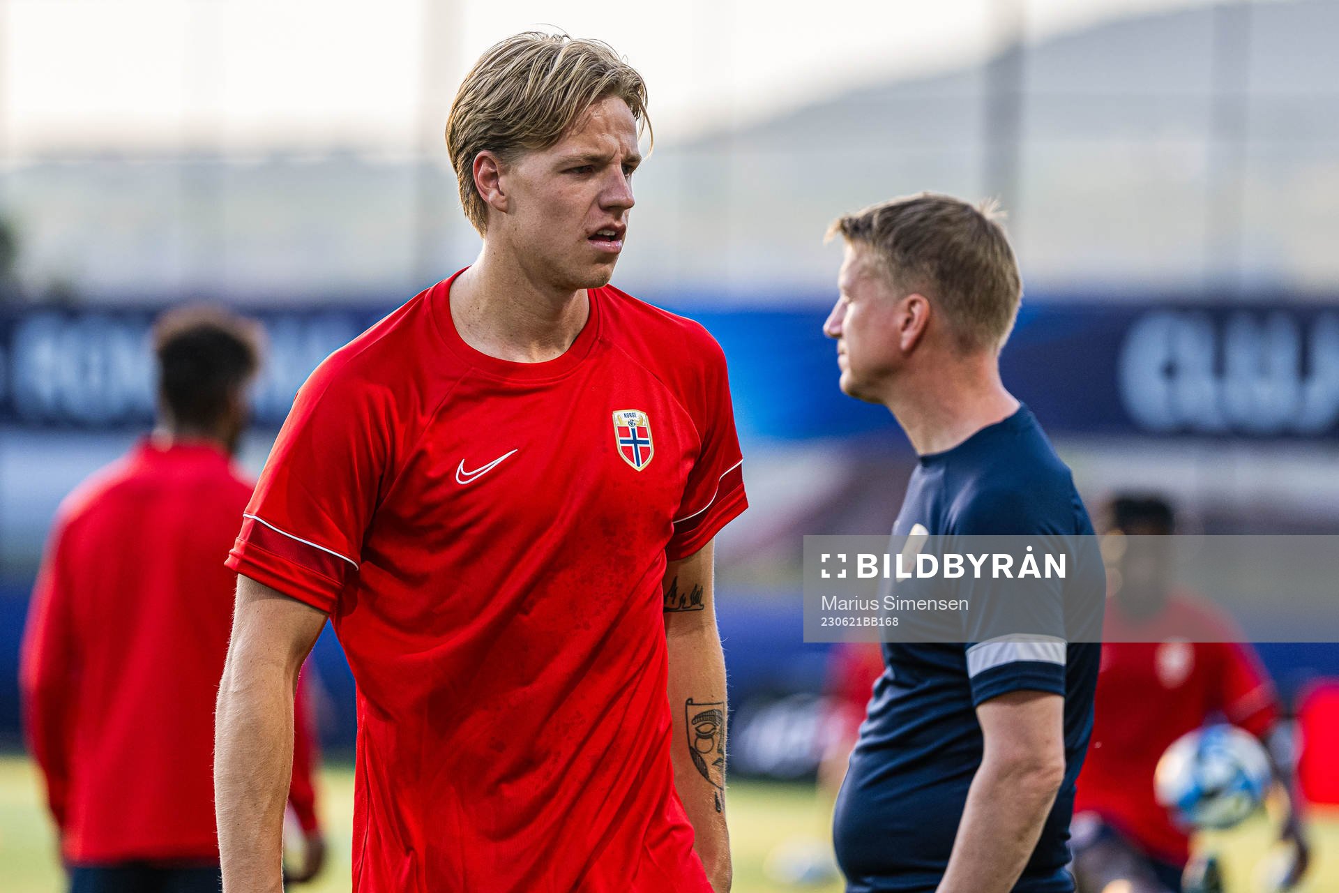 Jesper Norman Daland of the Norwegian under-21 national