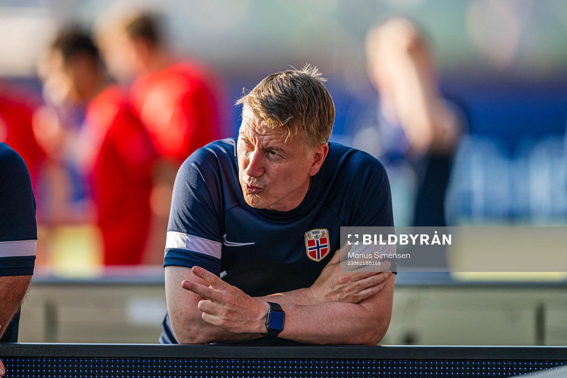 Leif Gunnar Smerud, head coach of the Norwegian under-21
