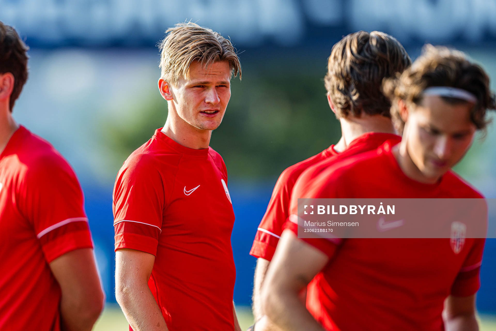David Møller Wolfe of the Norwegian under-21 national