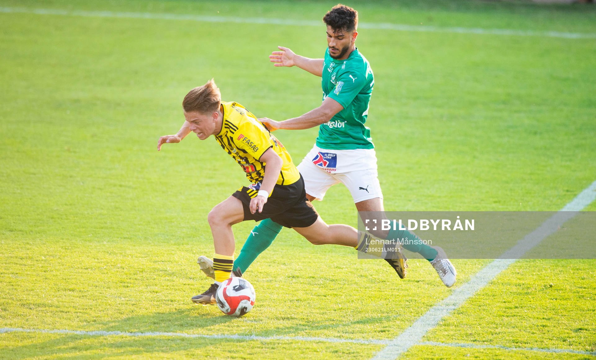IFK Hässleholms Jussi Tikkanen i matchen i division 2