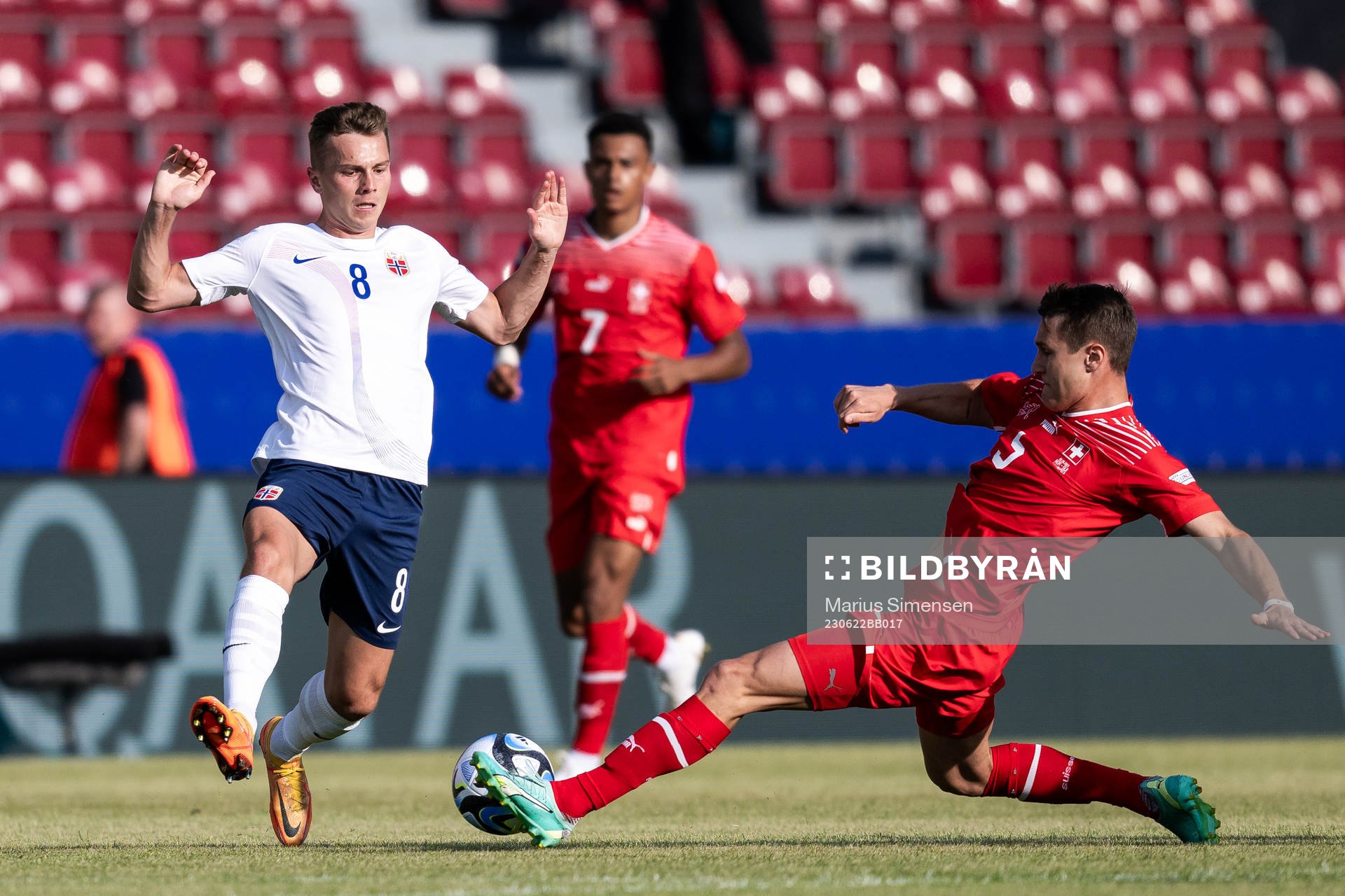 Johan Hove of Norway and Marco Burch of Switzerland