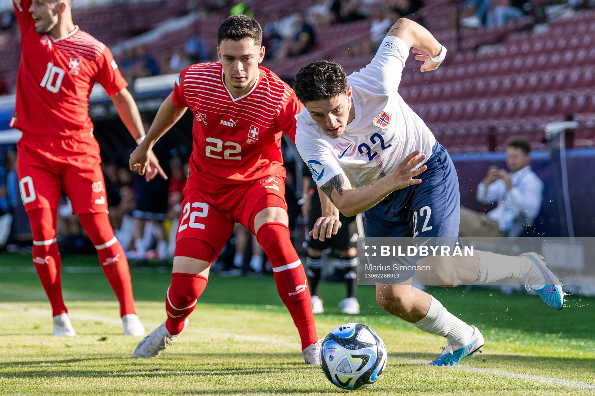 Fabian Rieder of Switzerland and Christos Zafeiris of Norway