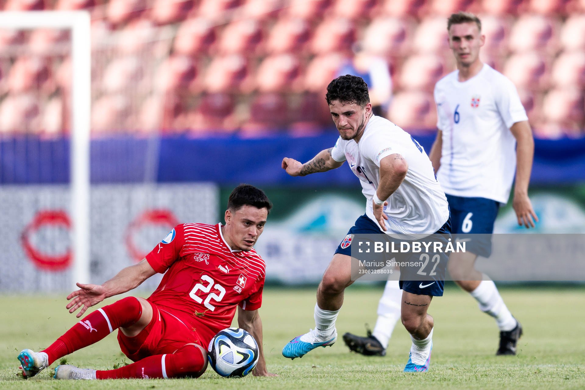 Fabian Rieder of Switzerland and Christos Zafeiris of Norway