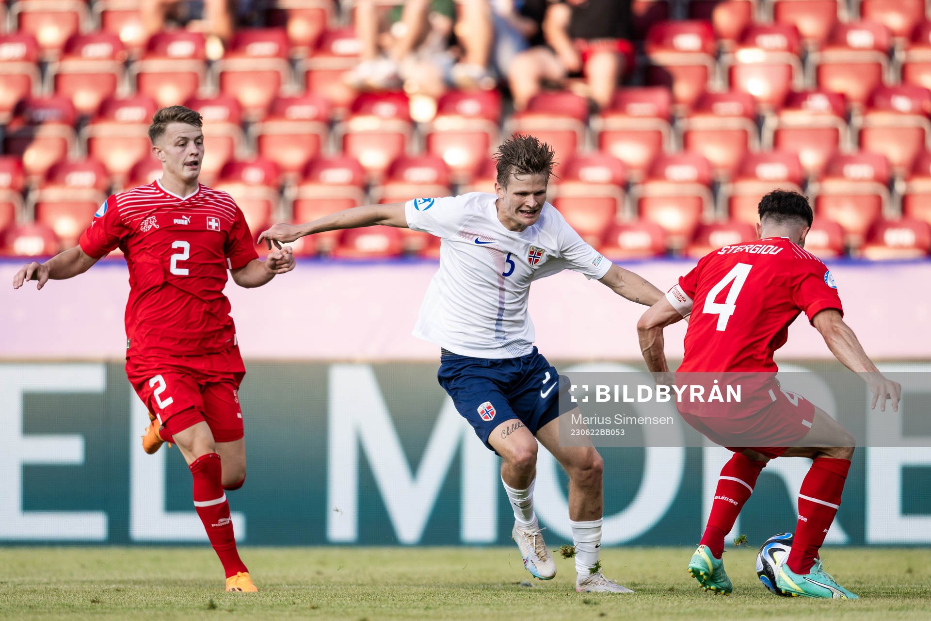Lewin Blum and Leonidas Stergiou of Switzerland against