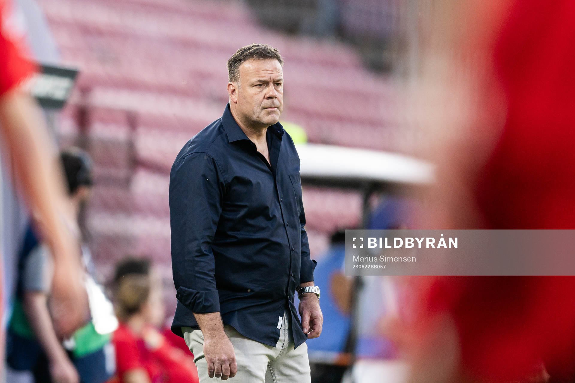 Head coach Patrick Rahmen of Switzerland