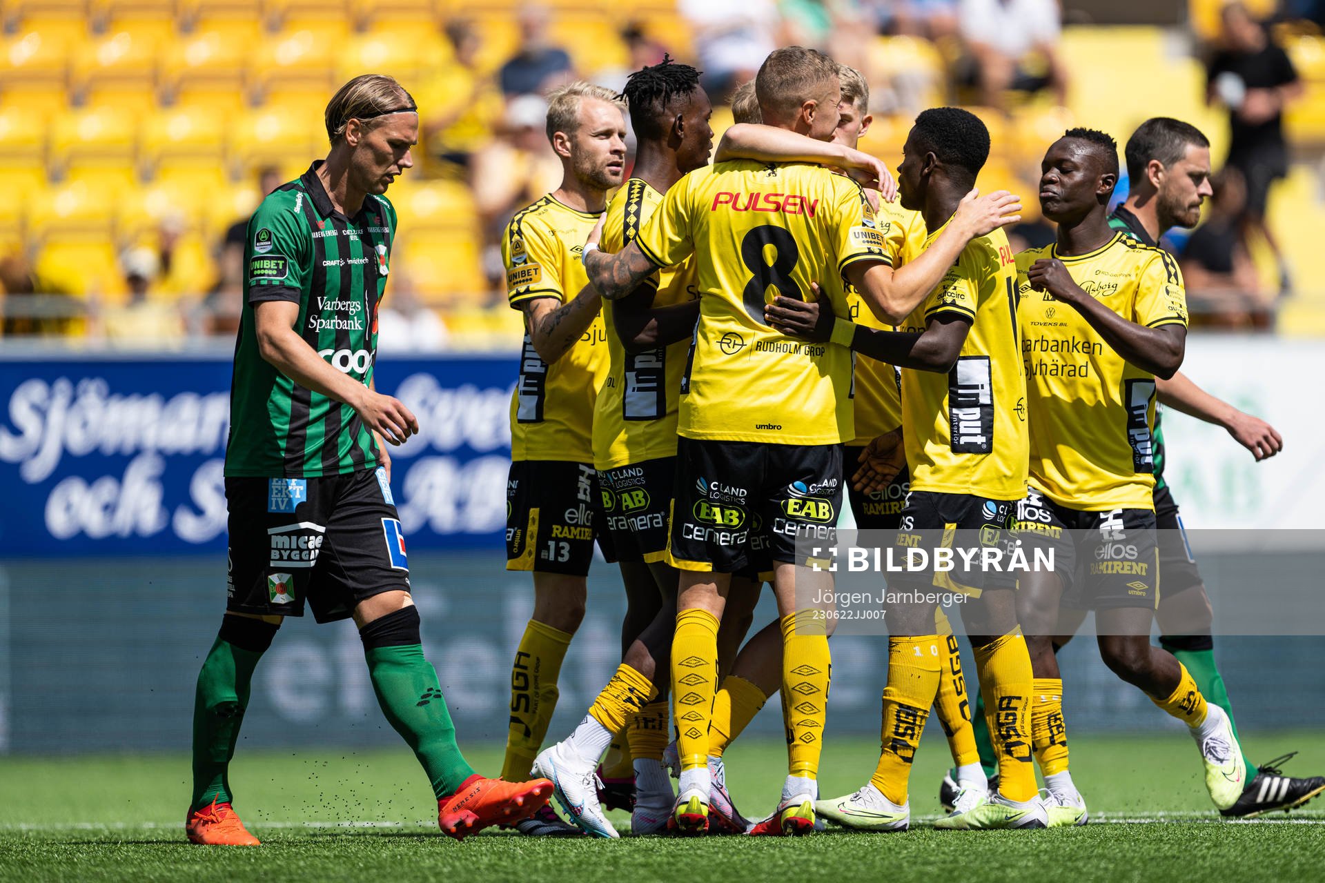 under träningsmatchen i fotboll mellan Elfsborg och Varberg