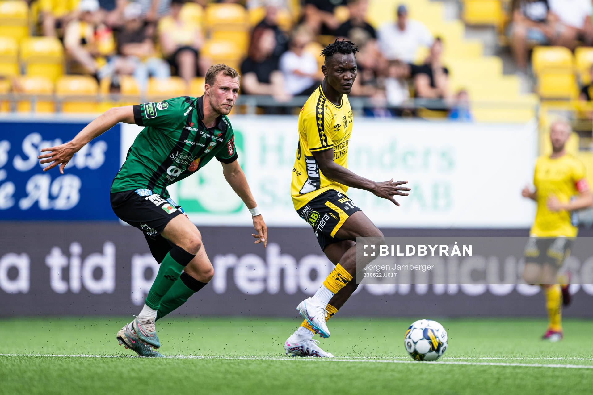 Varbergs Niklas Dahlström och Elfsborgs Jalal Abdullah