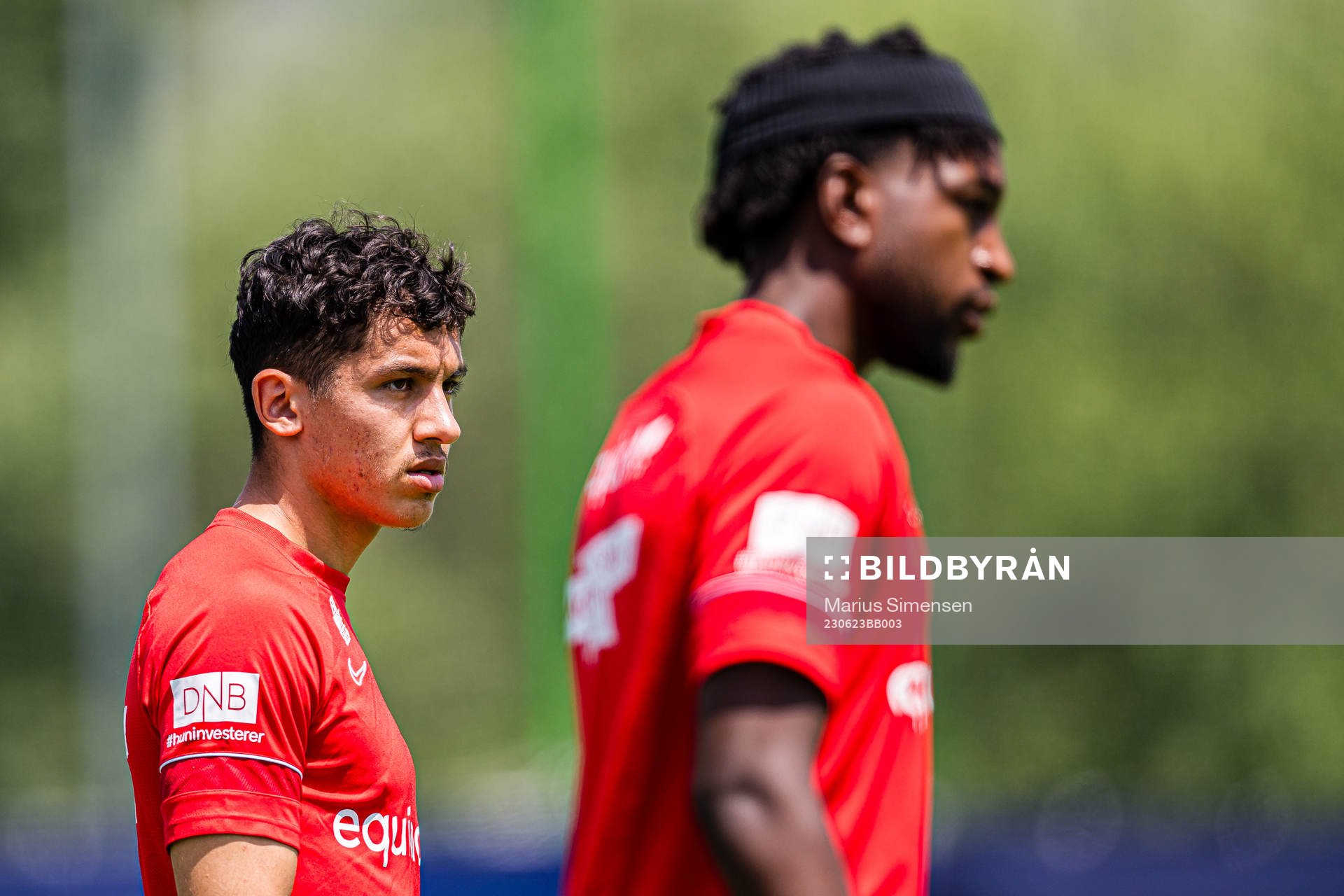 Osame Sahraoui of the Norwegian under-21 national football