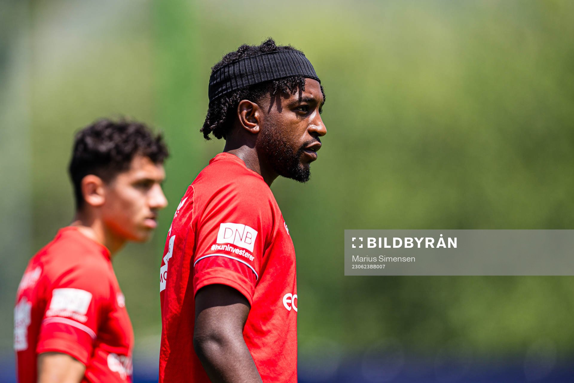 Warren Kamanzi of the Norwegian under-21 national football