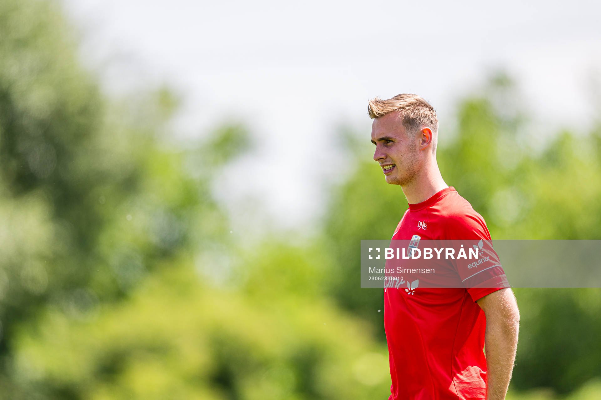 Sivert Heggheim Mannsverk of the Norwegian under-21