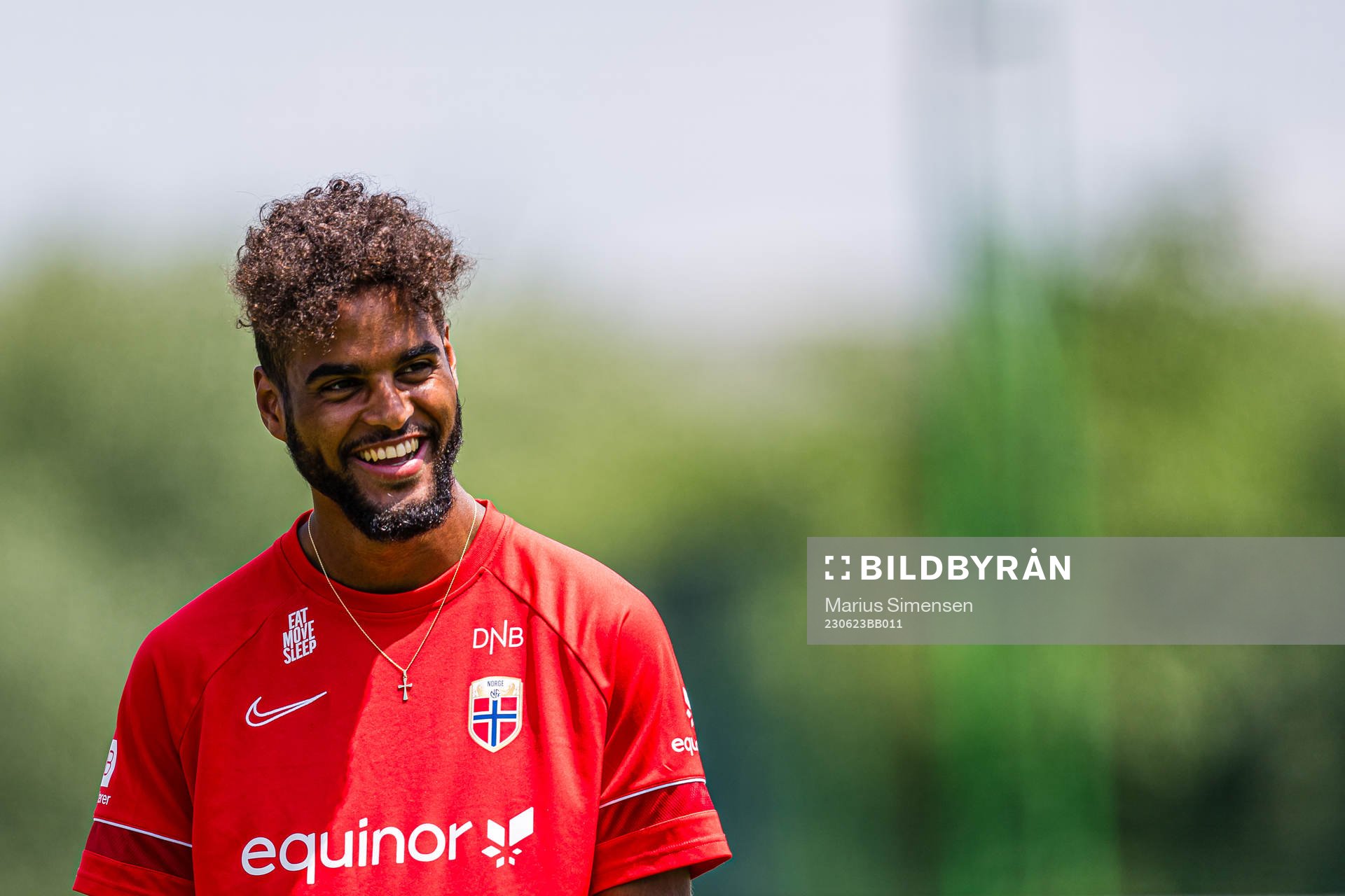 Emil Konradsen Ceide of the Norwegian under-21 national