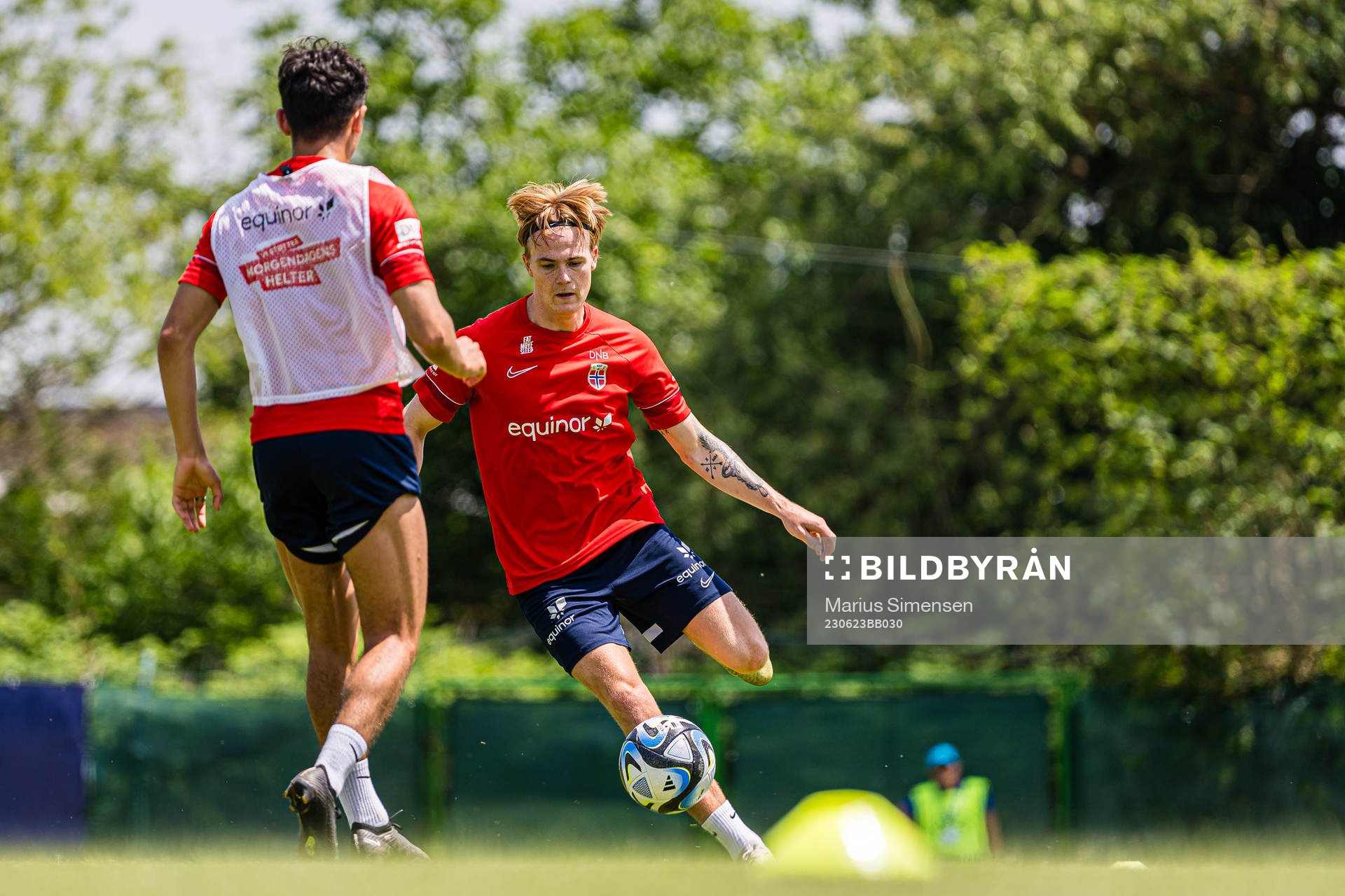 Tobias Christensen of the Norwegian under-21 national