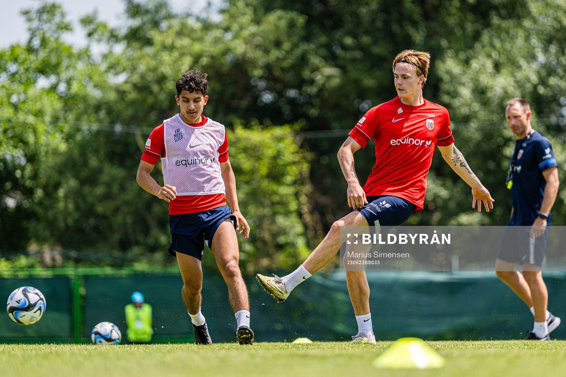Tobias Christensen of the Norwegian under-21 national