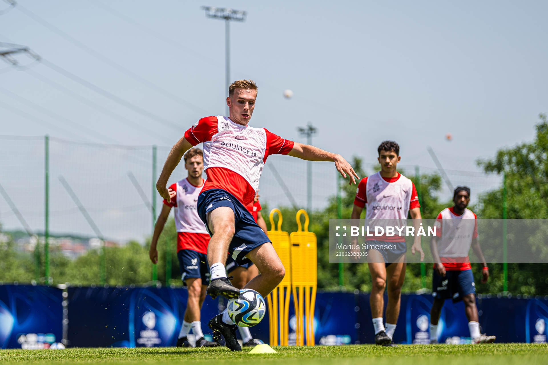 Sivert Heggheim Mannsverk of the Norwegian under-21