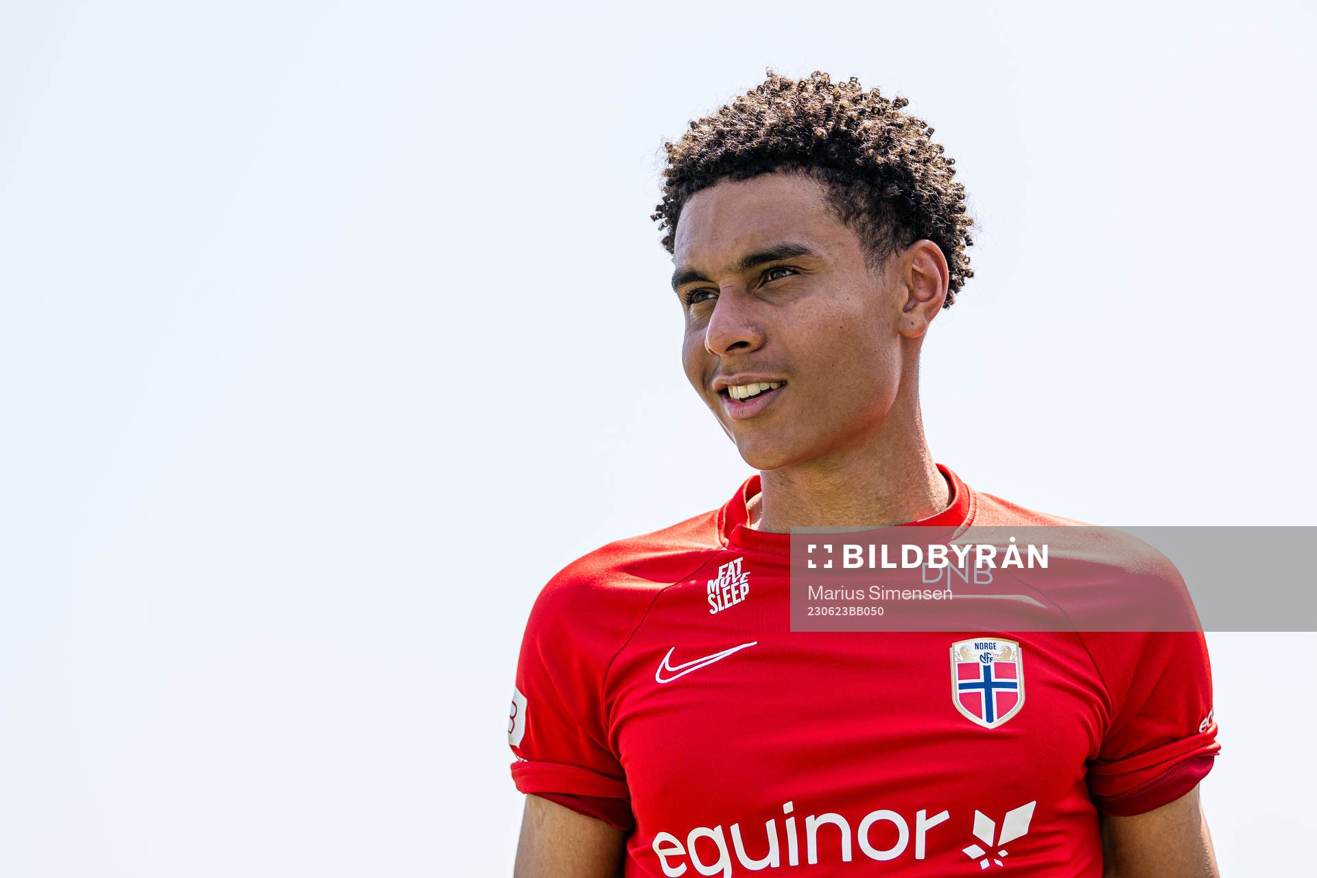 Antonio Nusa of the Norwegian under-21 national football